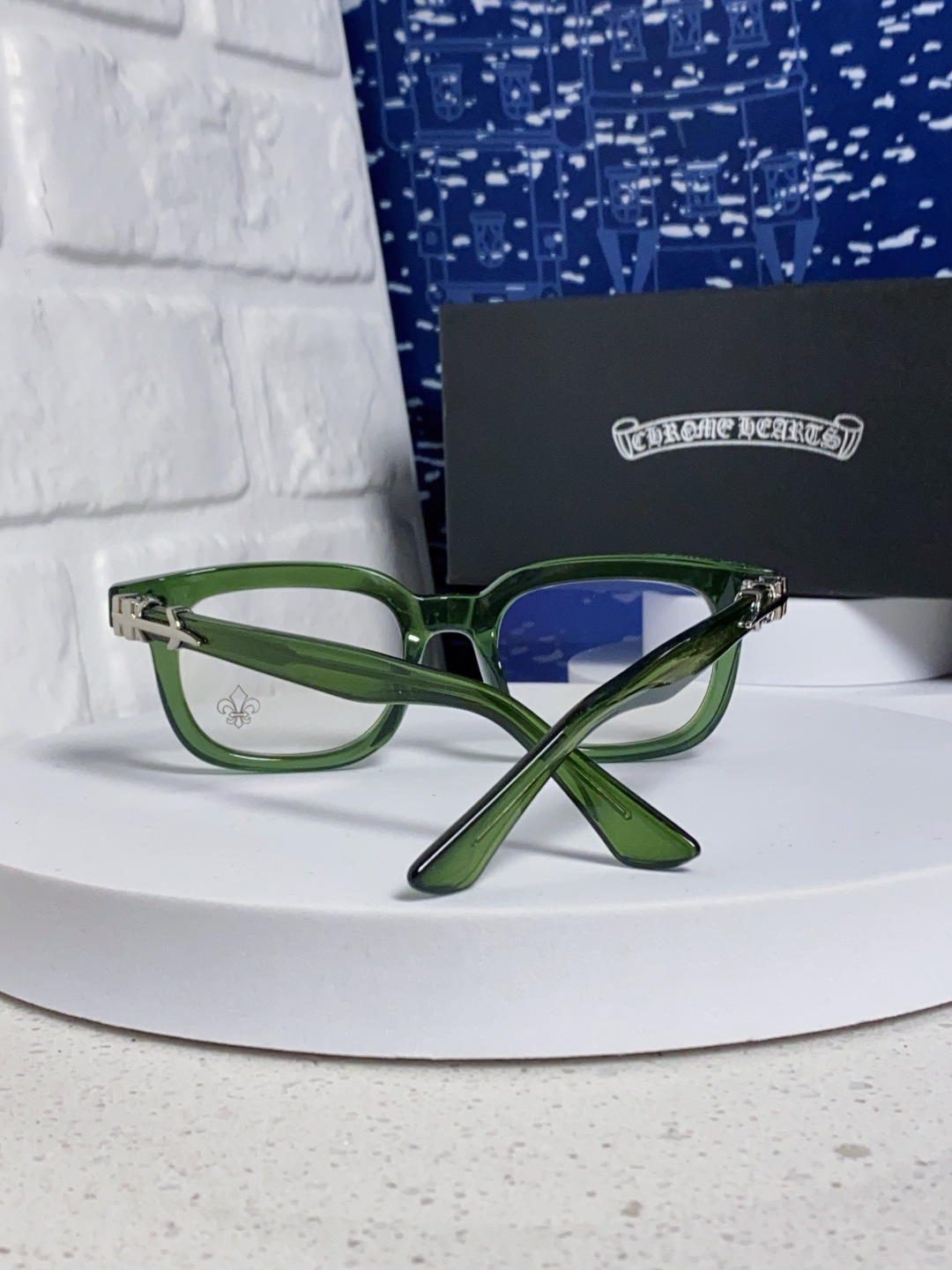 Chrome Hearts克罗心 2025新款粗框眼镜框男女复古超轻大框韩版高品质近视眼镜架十字刀配饰