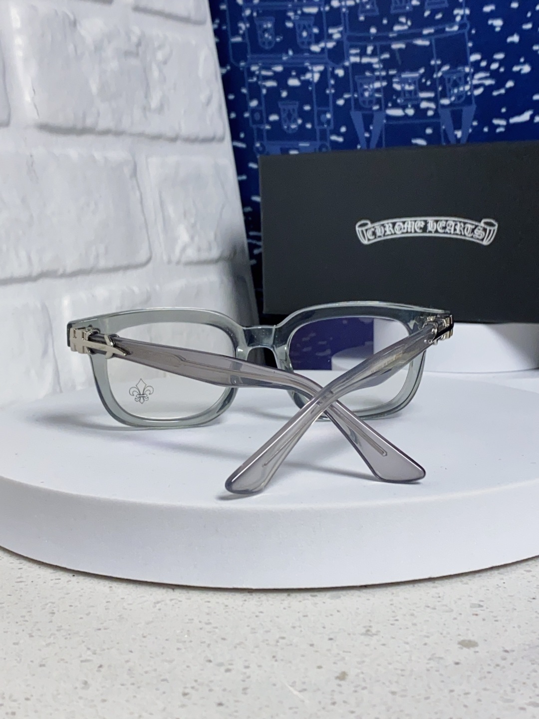 Chrome Hearts克罗心 2025新款粗框眼镜框男女复古超轻大框韩版高品质近视眼镜架十字刀配饰