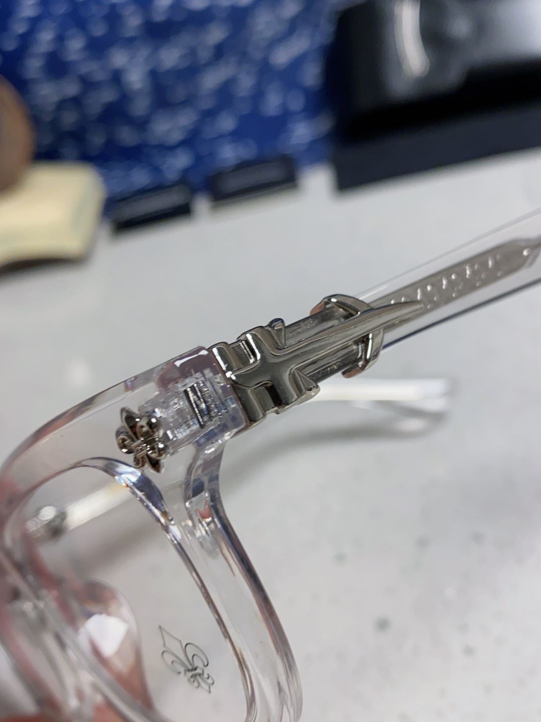 Chrome Hearts克罗心 2025新款粗框眼镜框男女复古超轻大框韩版高品质近视眼镜架十字刀配饰