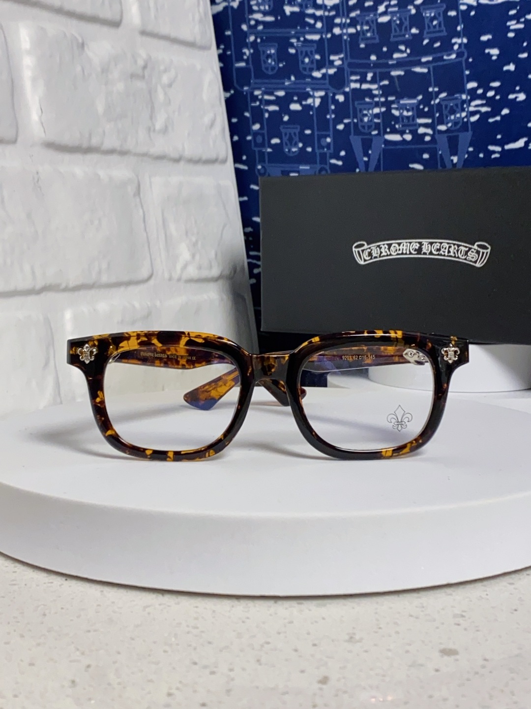 Chrome Hearts克罗心 2025新款粗框眼镜框男女复古超轻大框韩版高品质近视眼镜架十字刀配饰