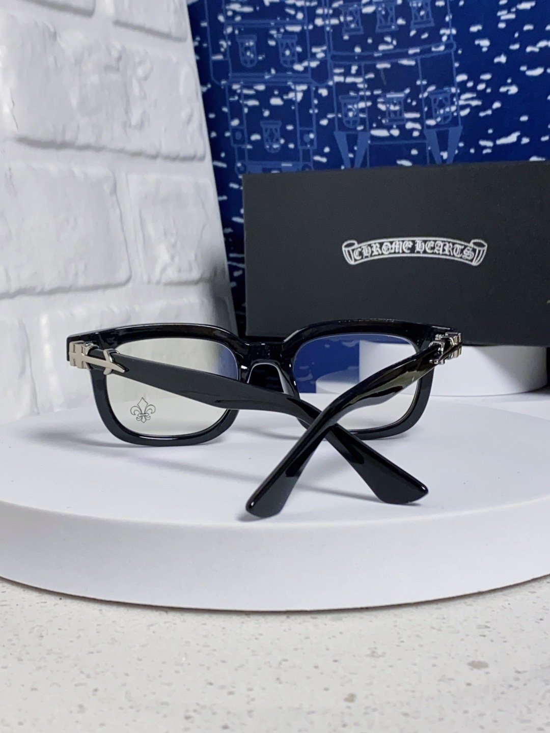 Chrome Hearts克罗心 2025新款粗框眼镜框男女复古超轻大框韩版高品质近视眼镜架十字刀配饰