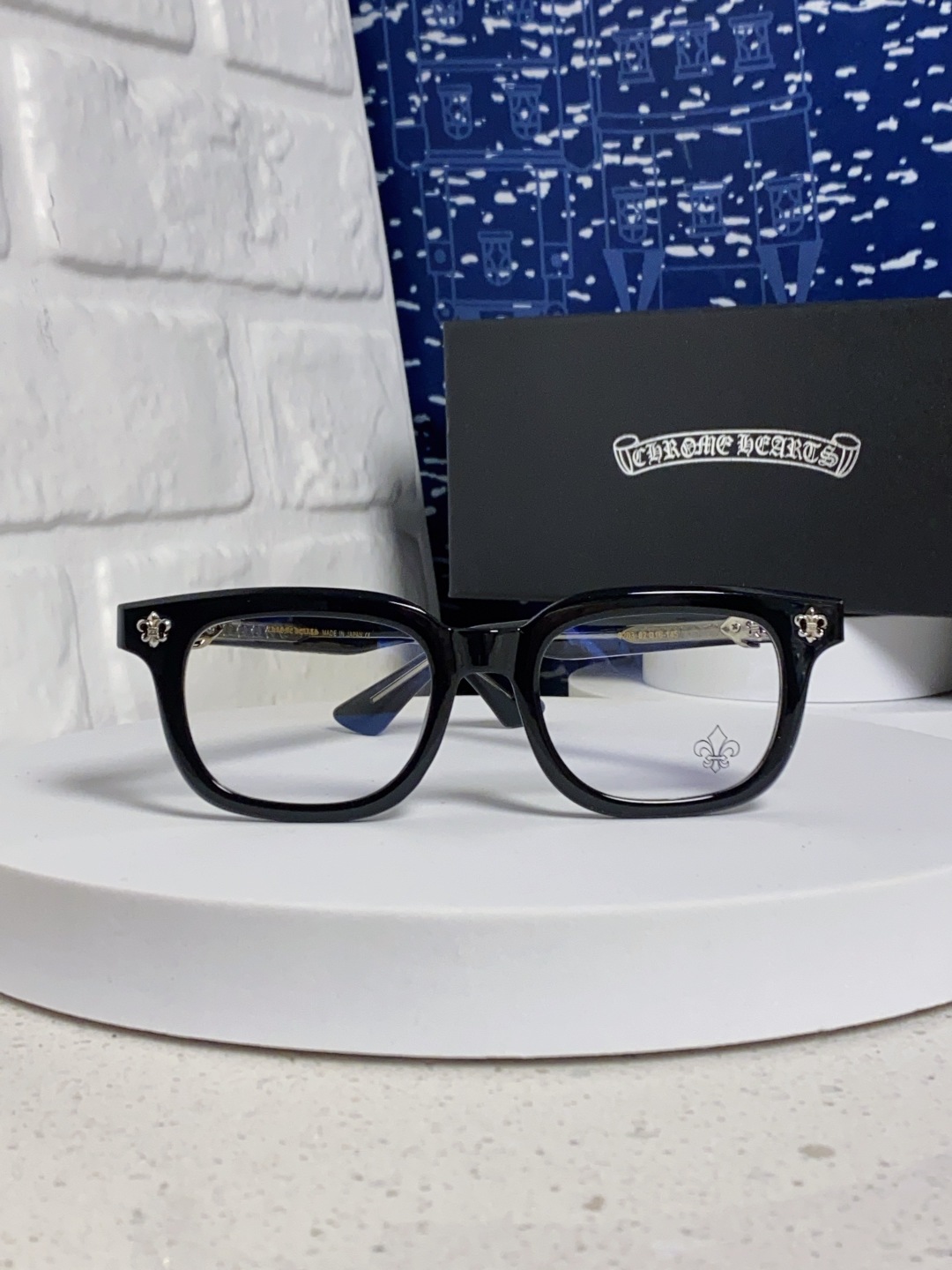 Chrome Hearts克罗心 2025新款粗框眼镜框男女复古超轻大框韩版高品质近视眼镜架十字刀配饰