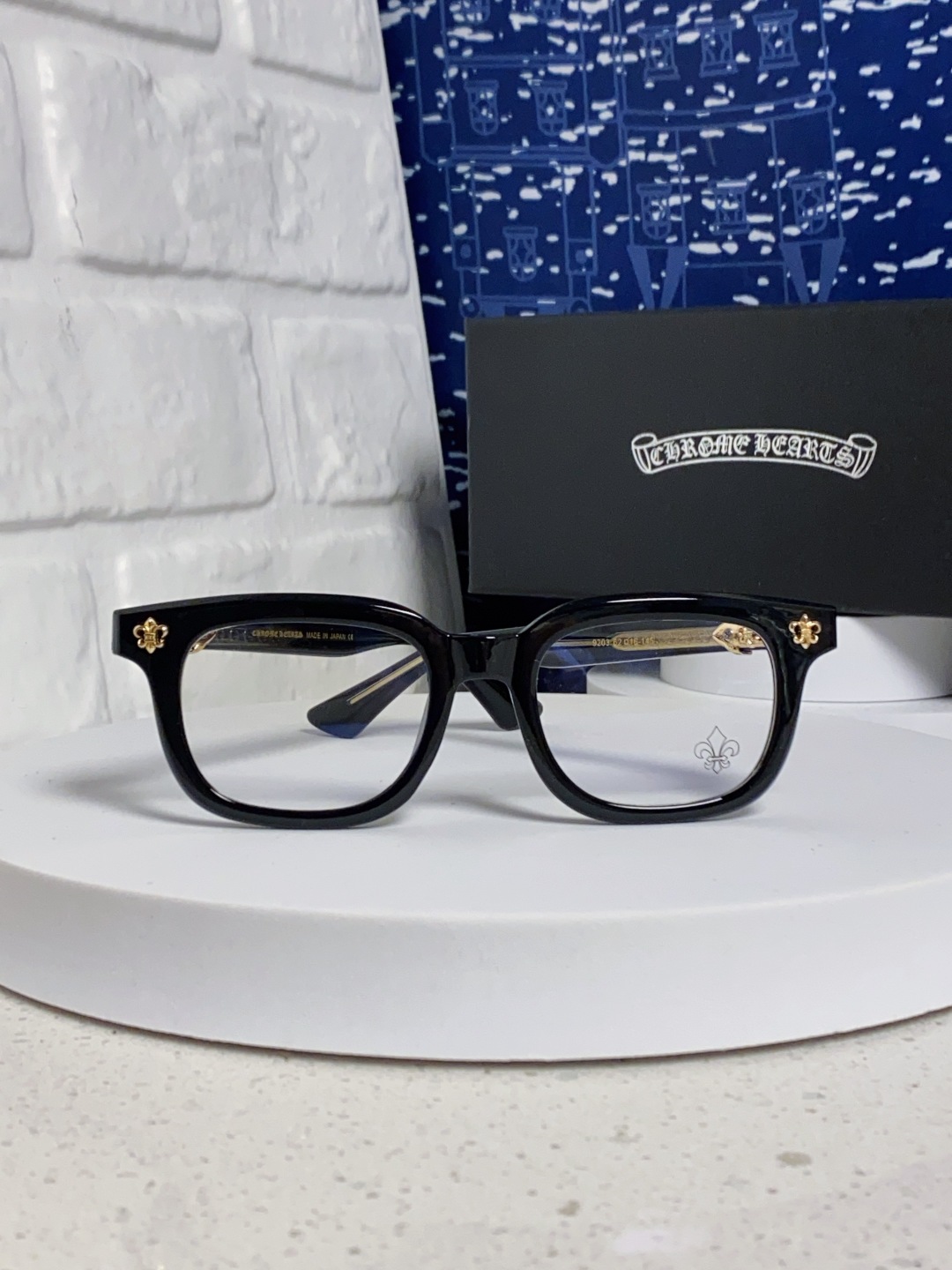 Chrome Hearts克罗心 2025新款粗框眼镜框男女复古超轻大框韩版高品质近视眼镜架十字刀配饰