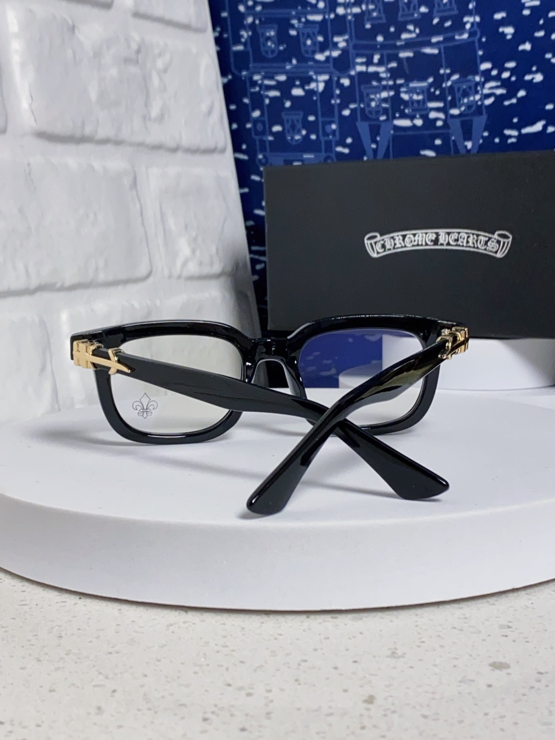 Chrome Hearts克罗心 2025新款粗框眼镜框男女复古超轻大框韩版高品质近视眼镜架十字刀配饰