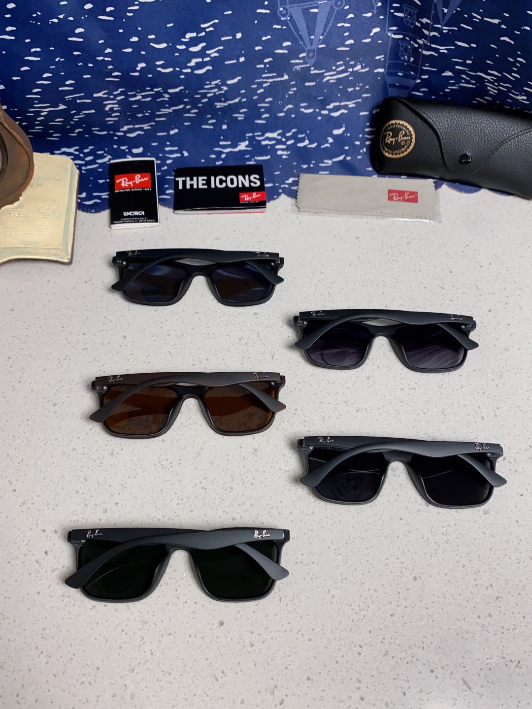 Rayban雷朋 2025新款同款开车墨镜太阳镜新款时尚潮流黑框复古男女遮阳镜 RB4512P