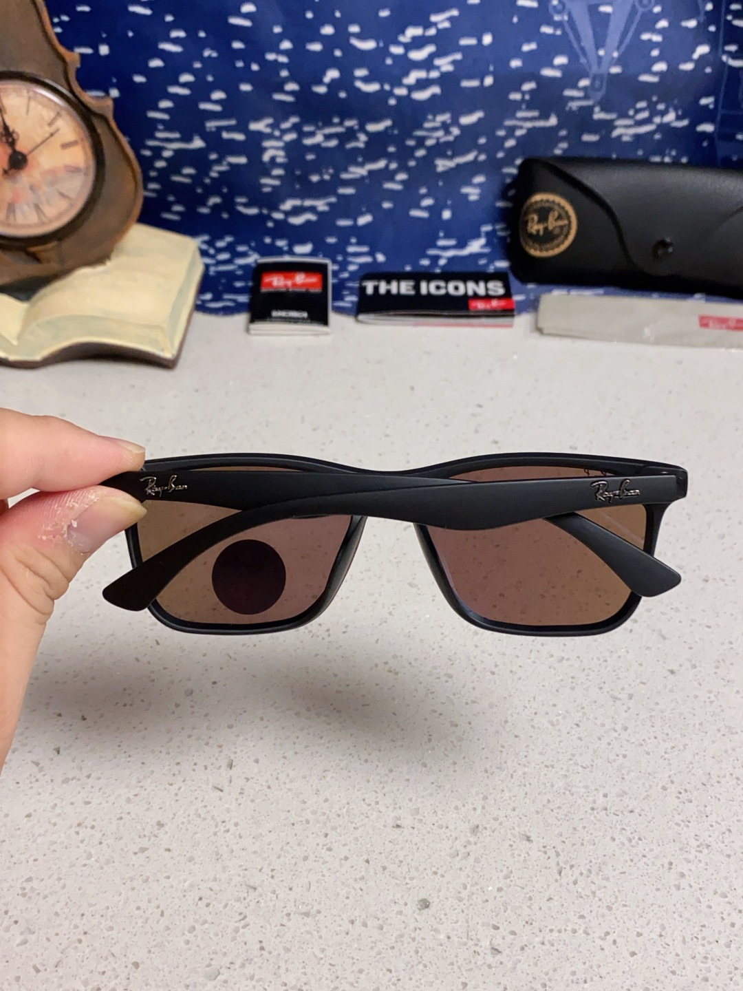 Rayban雷朋 2025新款同款开车墨镜太阳镜新款时尚潮流黑框复古男女遮阳镜 RB4512P