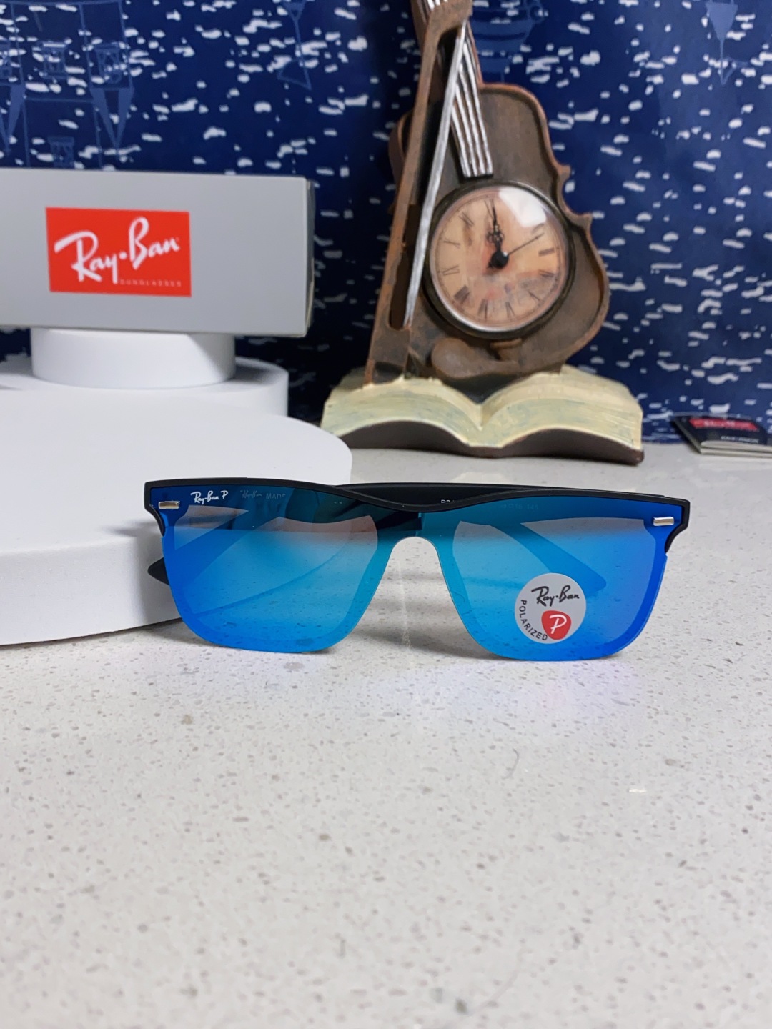 Rayban雷朋 2025新款同款开车墨镜太阳镜新款时尚潮流黑框复古男女遮阳镜 RB4512P