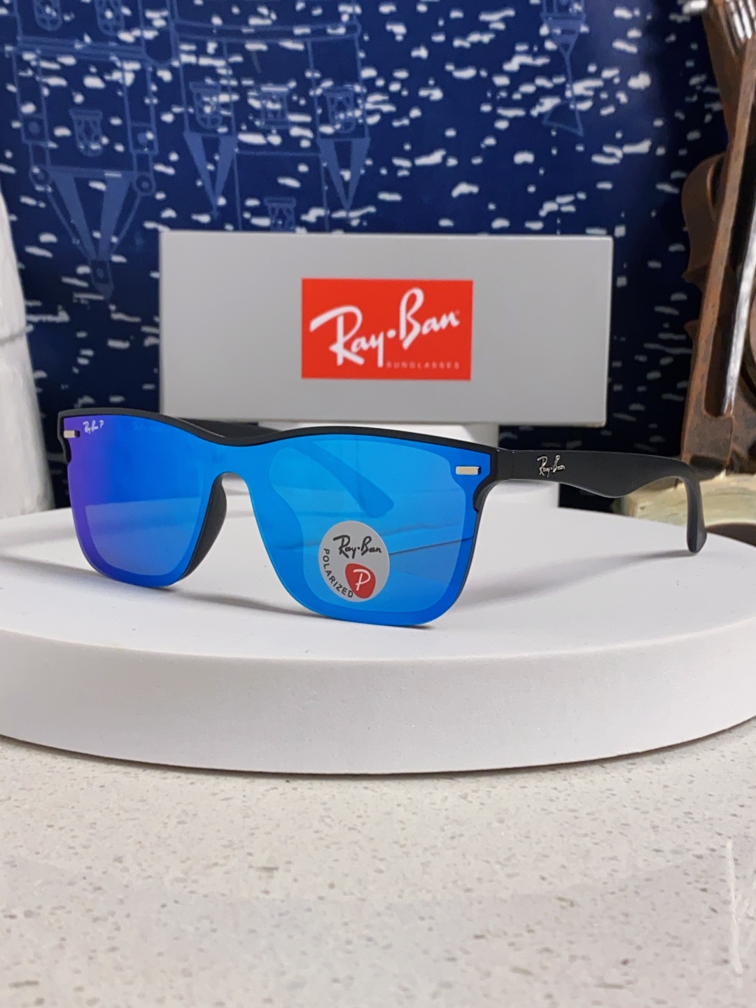 Rayban雷朋 2025新款同款开车墨镜太阳镜新款时尚潮流黑框复古男女遮阳镜 RB4512P