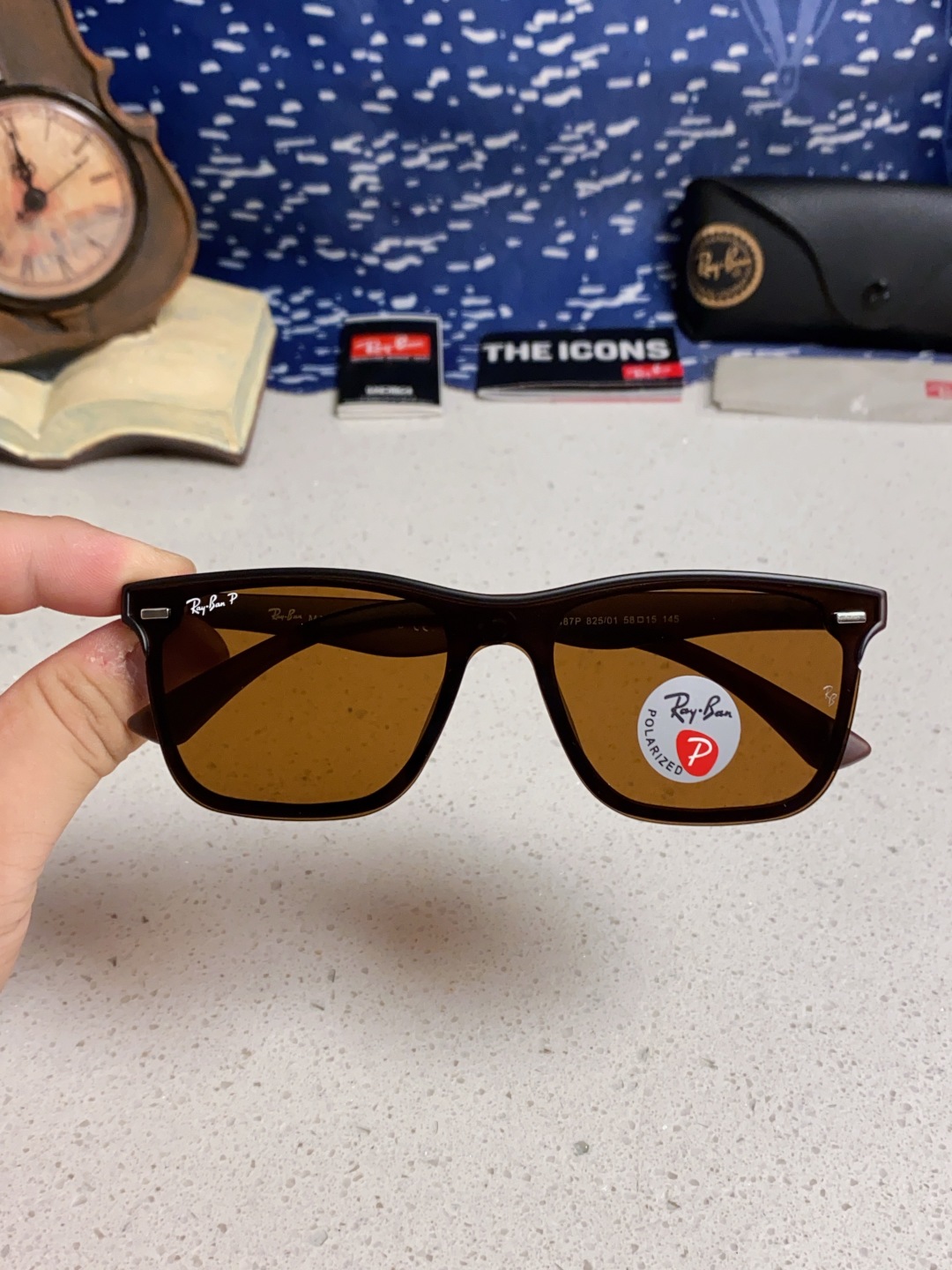 Rayban雷朋 2025新款同款开车墨镜太阳镜新款时尚潮流黑框复古男女遮阳镜 RB4512P