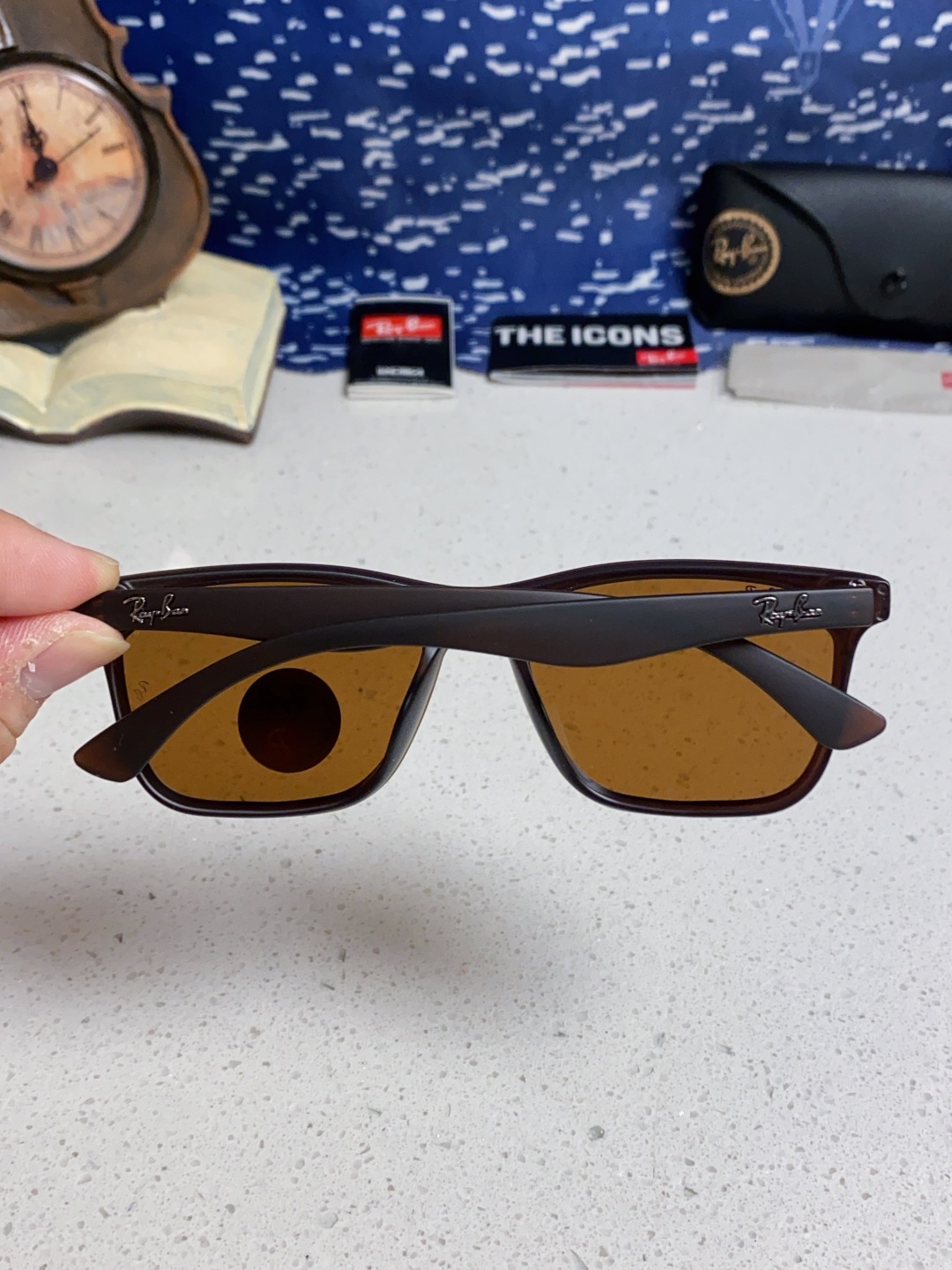 Rayban雷朋 2025新款同款开车墨镜太阳镜新款时尚潮流黑框复古男女遮阳镜 RB4512P