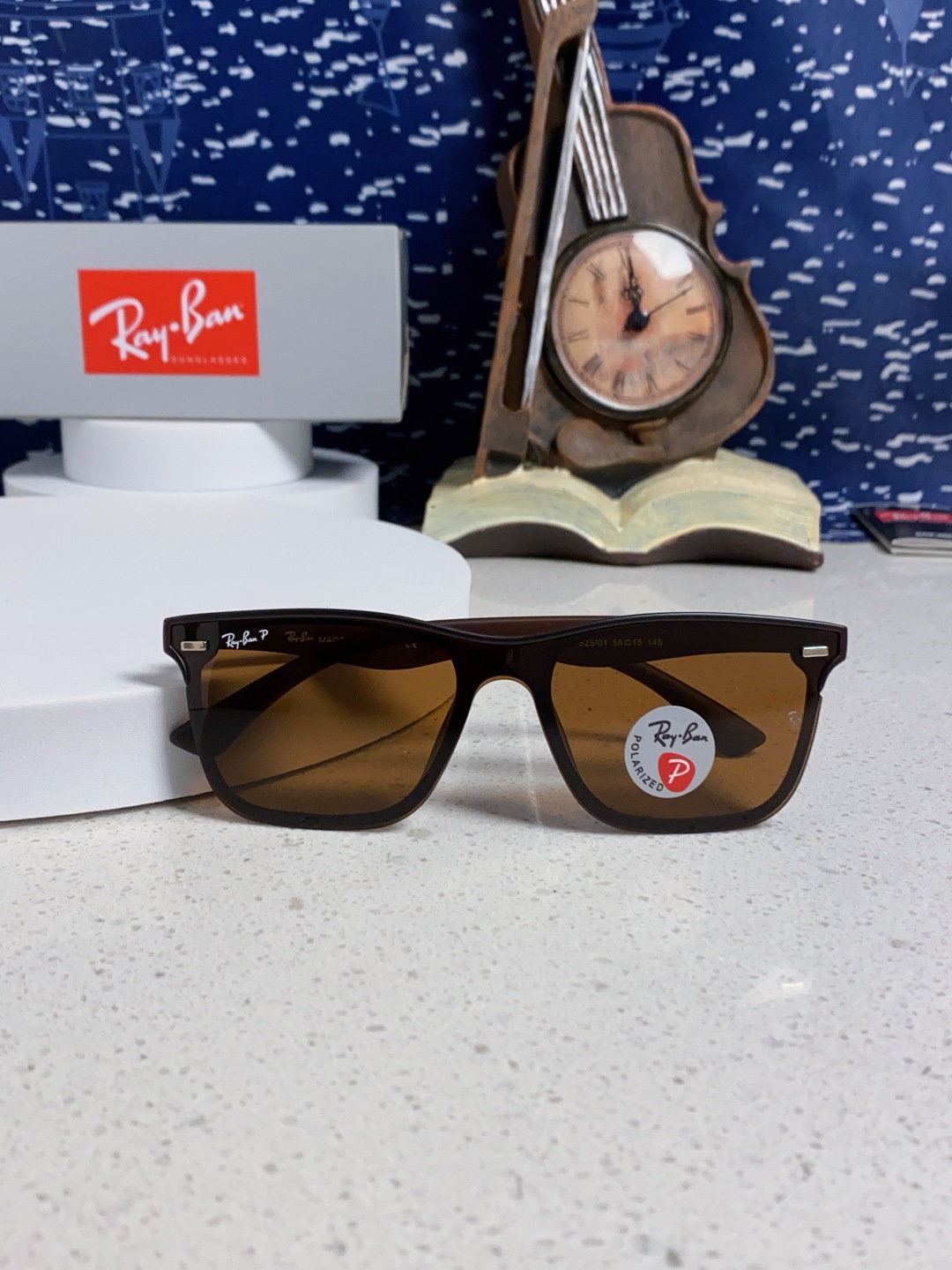 Rayban雷朋 2025新款同款开车墨镜太阳镜新款时尚潮流黑框复古男女遮阳镜 RB4512P