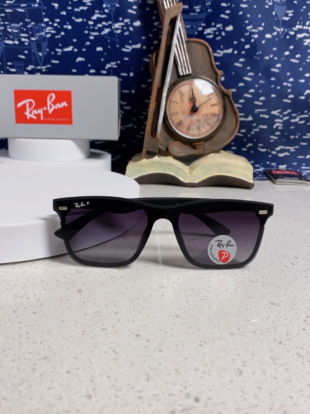 Rayban雷朋 2025新款同款开车墨镜太阳镜新款时尚潮流黑框复古男女遮阳镜 RB4512P