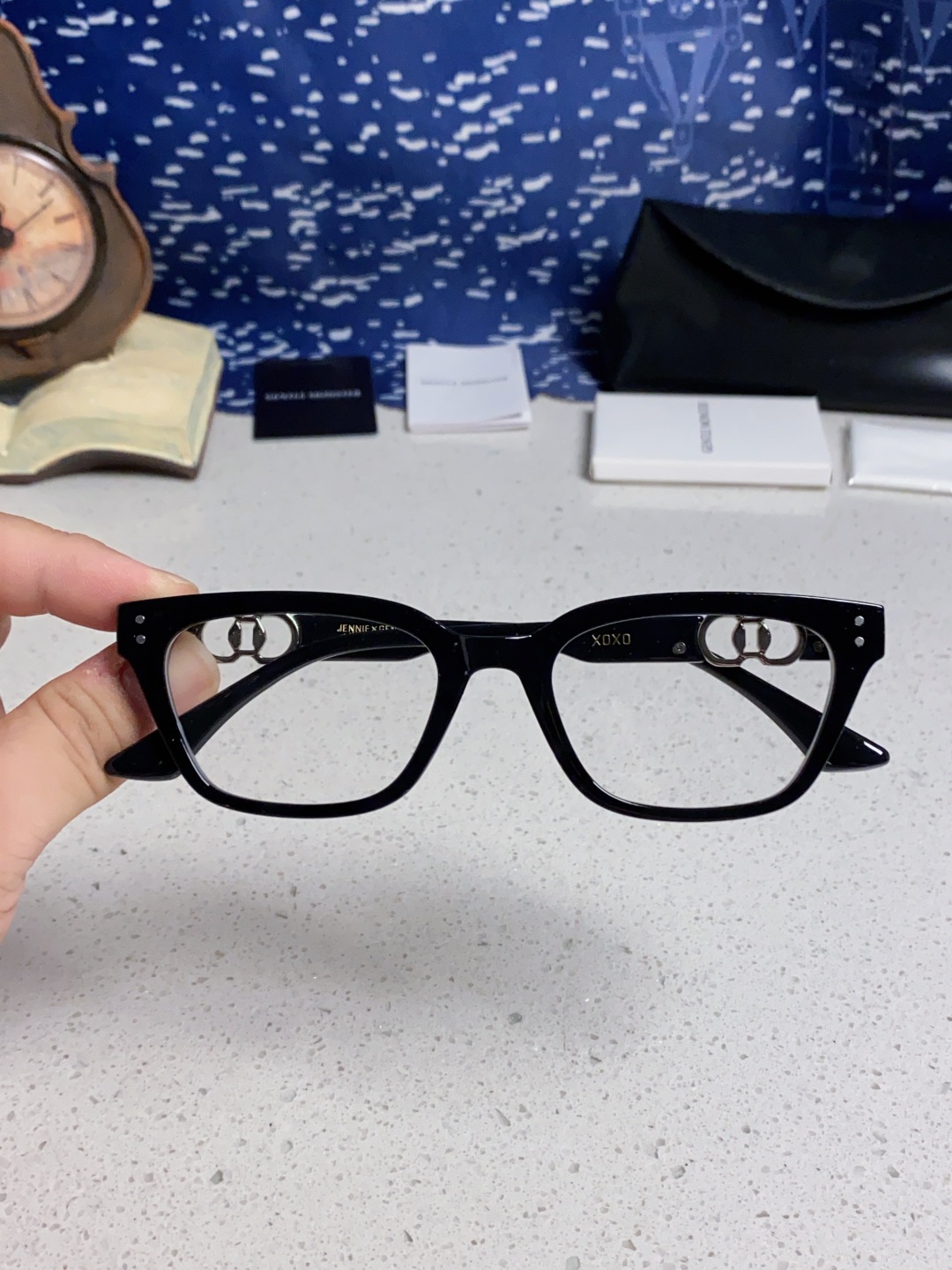 Gentle Moster(GM) 2025新款GM墨镜男女复古感ins防紫外线太阳镜欧美大方形时尚跨镜