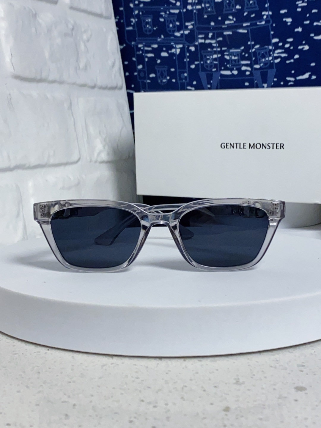 Gentle Moster(GM) 2025新款GM墨镜男女复古感ins防紫外线太阳镜欧美大方形时尚跨镜