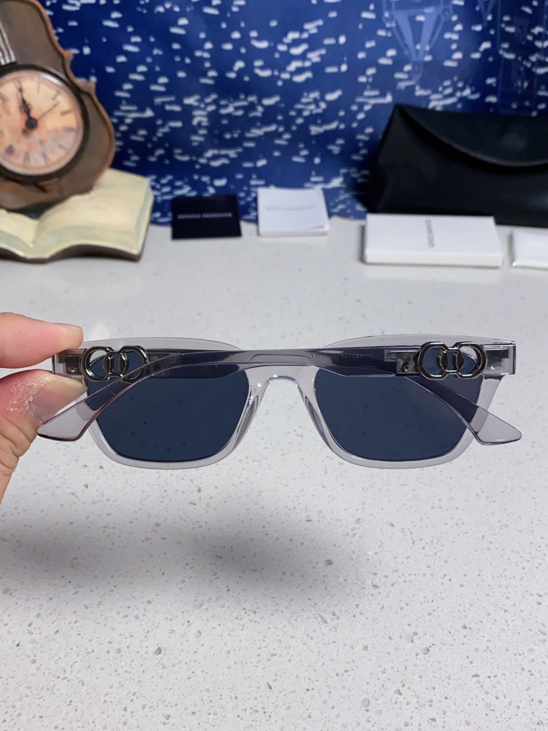 Gentle Moster(GM) 2025新款GM墨镜男女复古感ins防紫外线太阳镜欧美大方形时尚跨镜