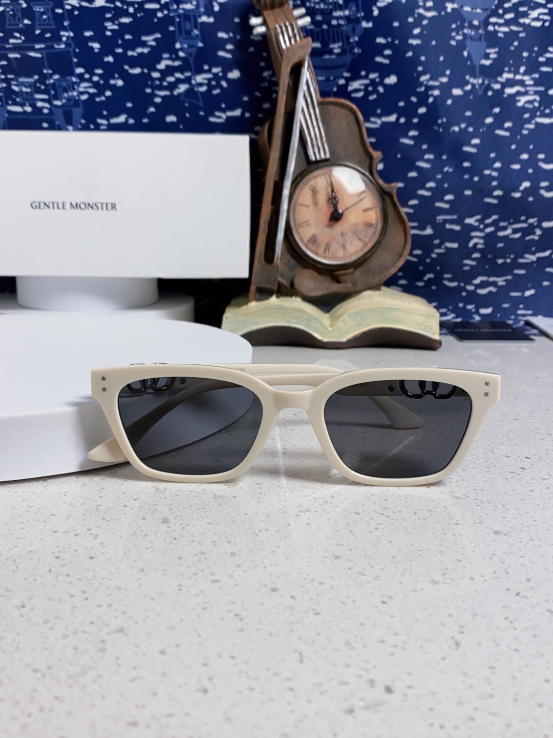 Gentle Moster(GM) 2025新款GM墨镜男女复古感ins防紫外线太阳镜欧美大方形时尚跨镜