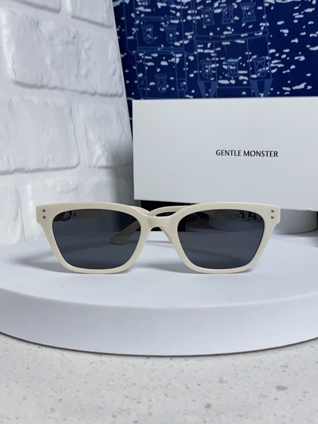 Gentle Moster(GM) 2025新款GM墨镜男女复古感ins防紫外线太阳镜欧美大方形时尚跨镜