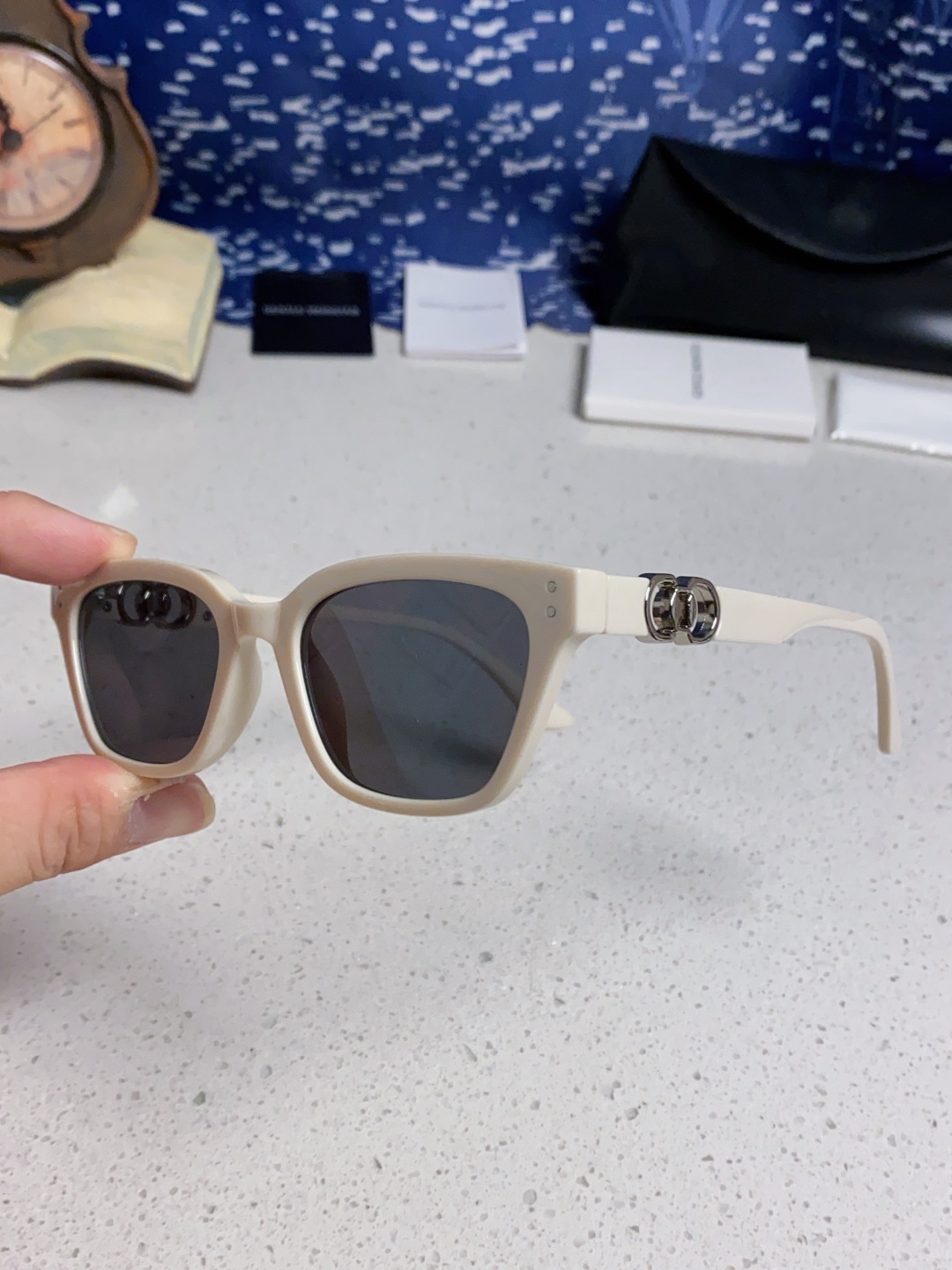 Gentle Moster(GM) 2025新款GM墨镜男女复古感ins防紫外线太阳镜欧美大方形时尚跨镜