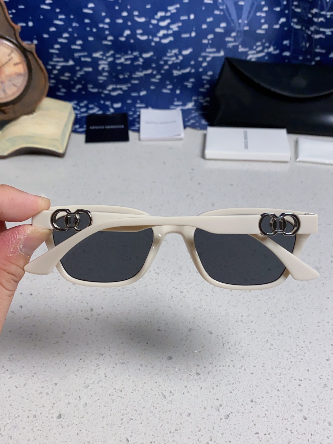 Gentle Moster(GM) 2025新款GM墨镜男女复古感ins防紫外线太阳镜欧美大方形时尚跨镜