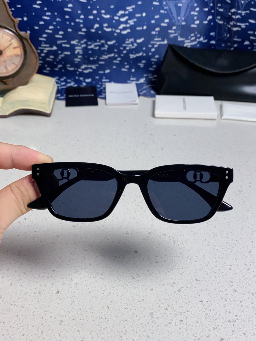 Gentle Moster(GM) 2025新款GM墨镜男女复古感ins防紫外线太阳镜欧美大方形时尚跨镜