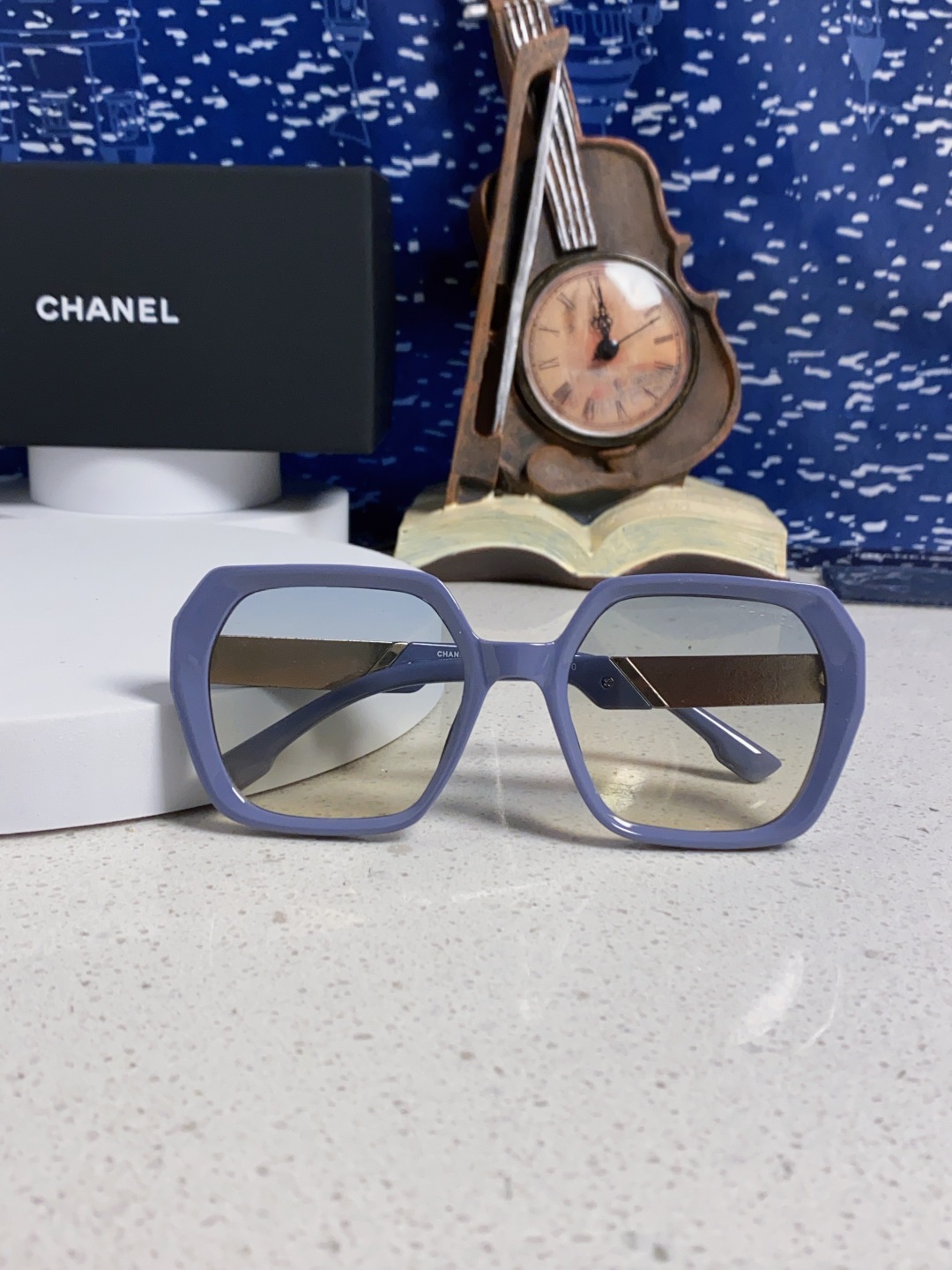 Chanel香奈儿 2025新款高级感偏光墨镜女士大框方形太阳镜防紫外线