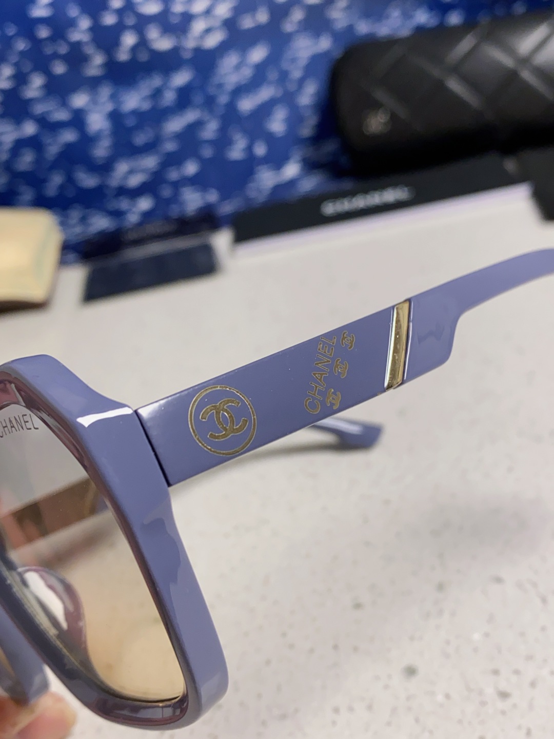 Chanel香奈儿 2025新款高级感偏光墨镜女士大框方形太阳镜防紫外线