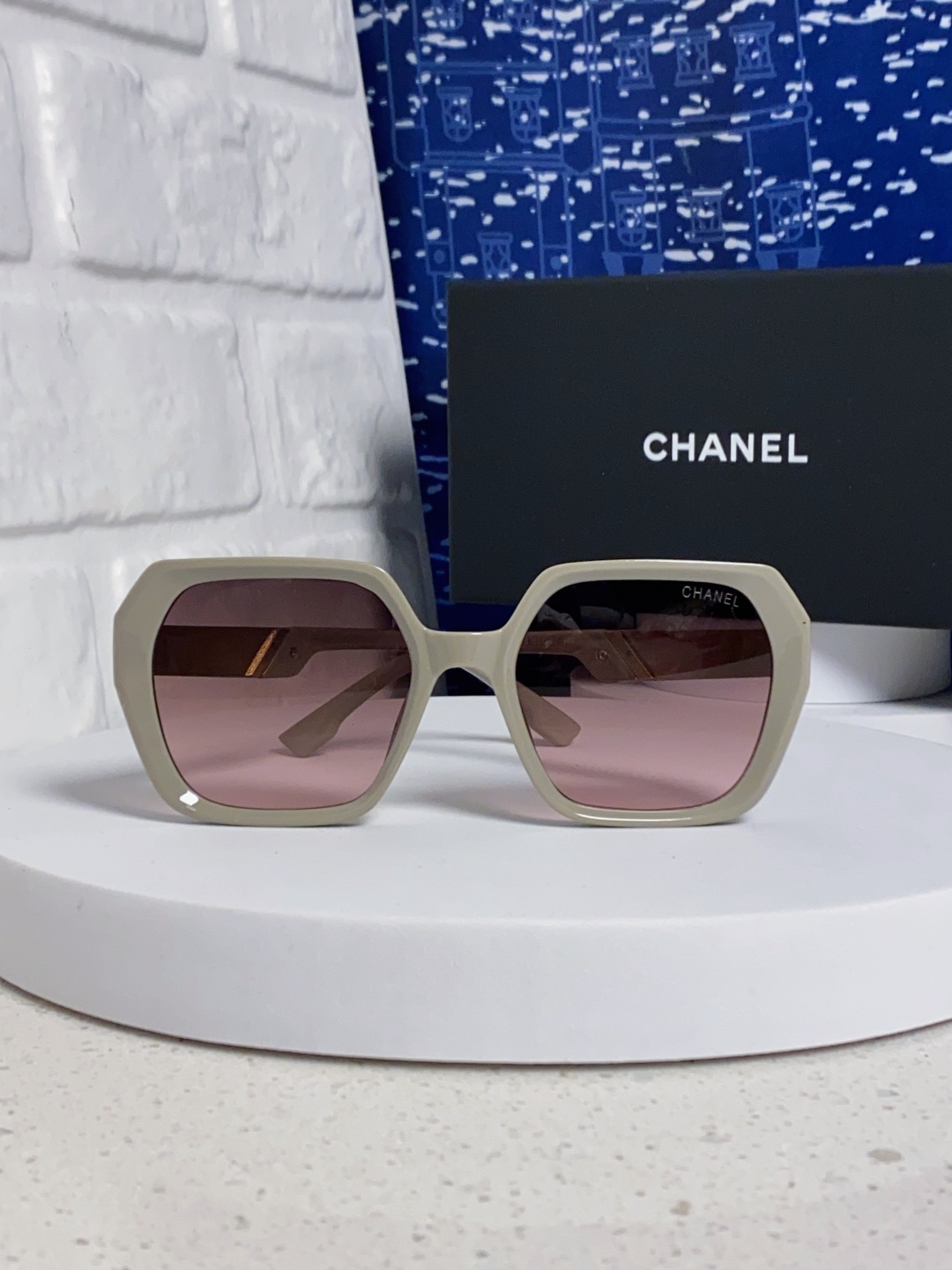 Chanel香奈儿 2025新款高级感偏光墨镜女士大框方形太阳镜防紫外线