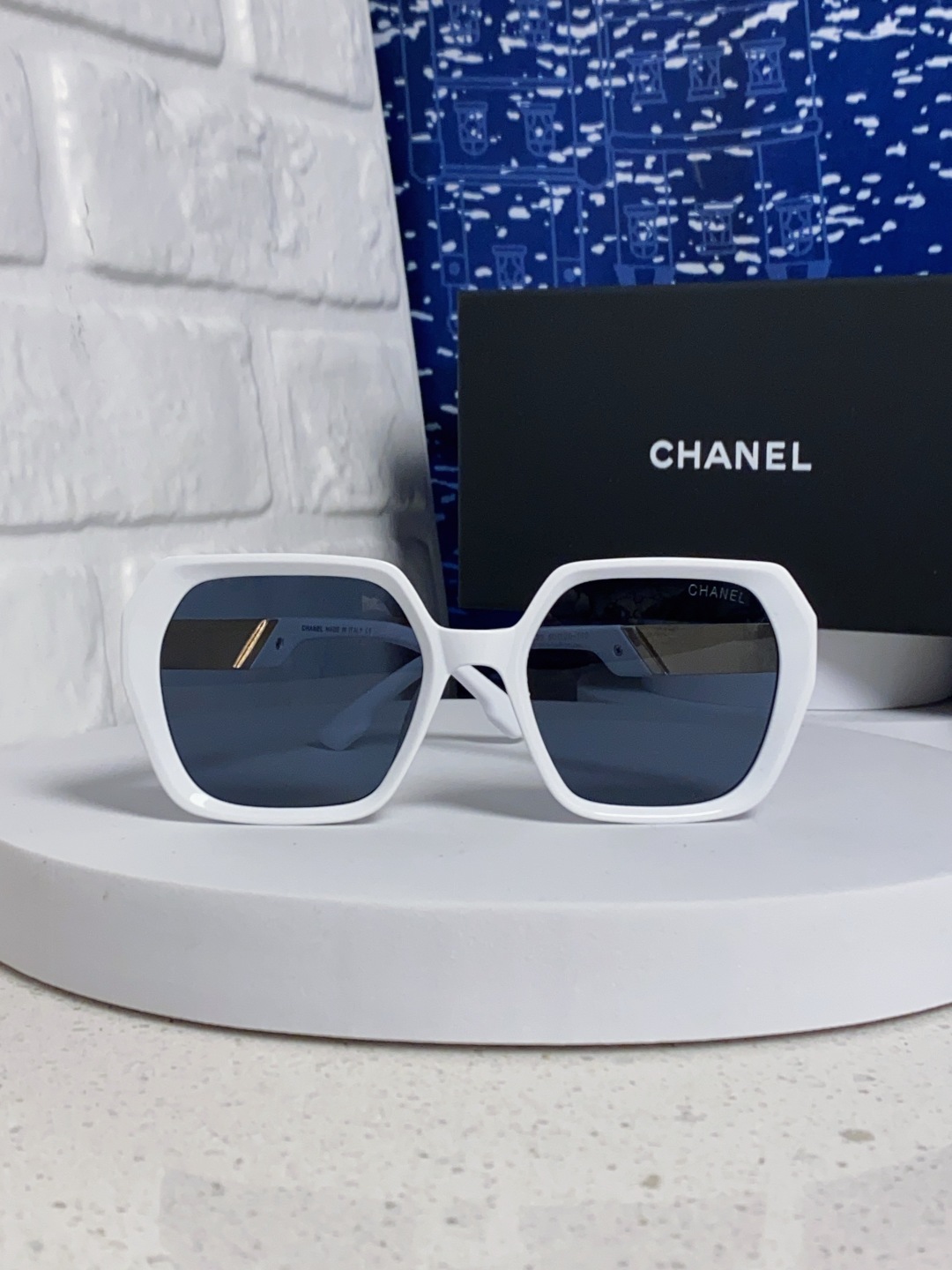 Chanel香奈儿 2025新款高级感偏光墨镜女士大框方形太阳镜防紫外线