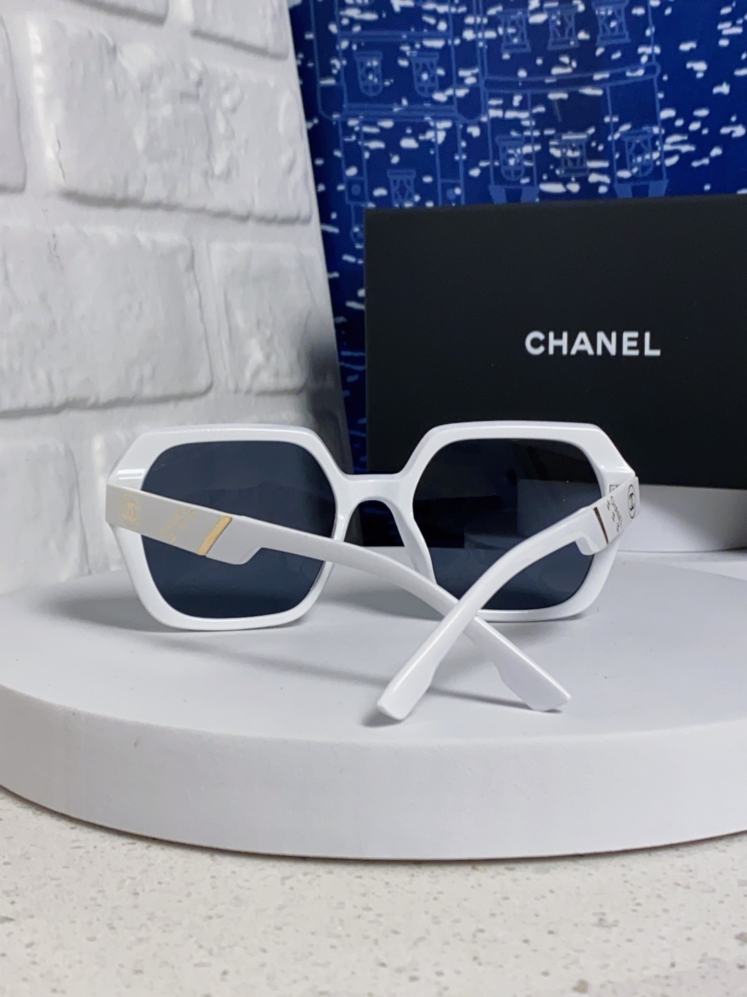 Chanel香奈儿 2025新款高级感偏光墨镜女士大框方形太阳镜防紫外线