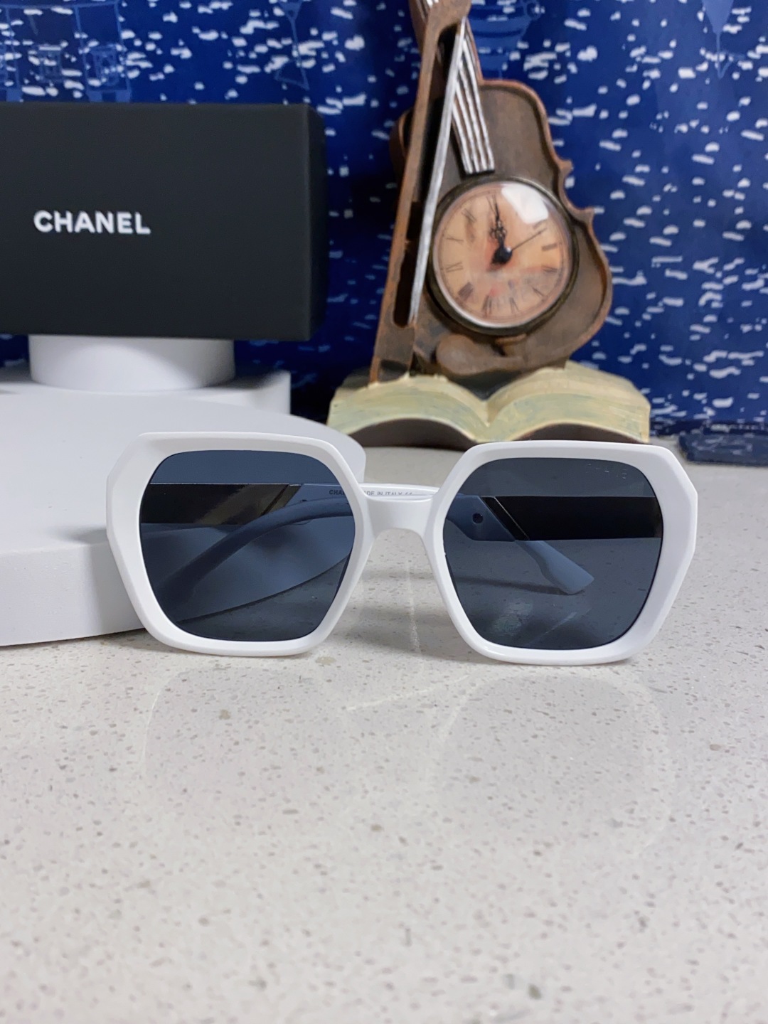 Chanel香奈儿 2025新款高级感偏光墨镜女士大框方形太阳镜防紫外线