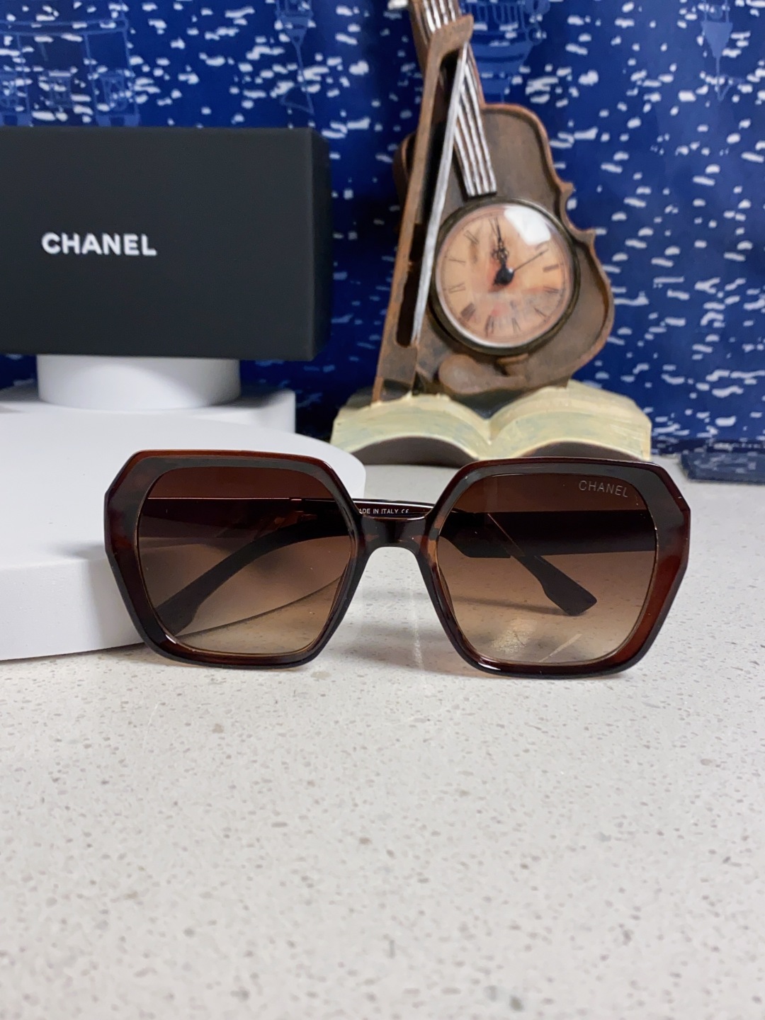 Chanel香奈儿 2025新款高级感偏光墨镜女士大框方形太阳镜防紫外线