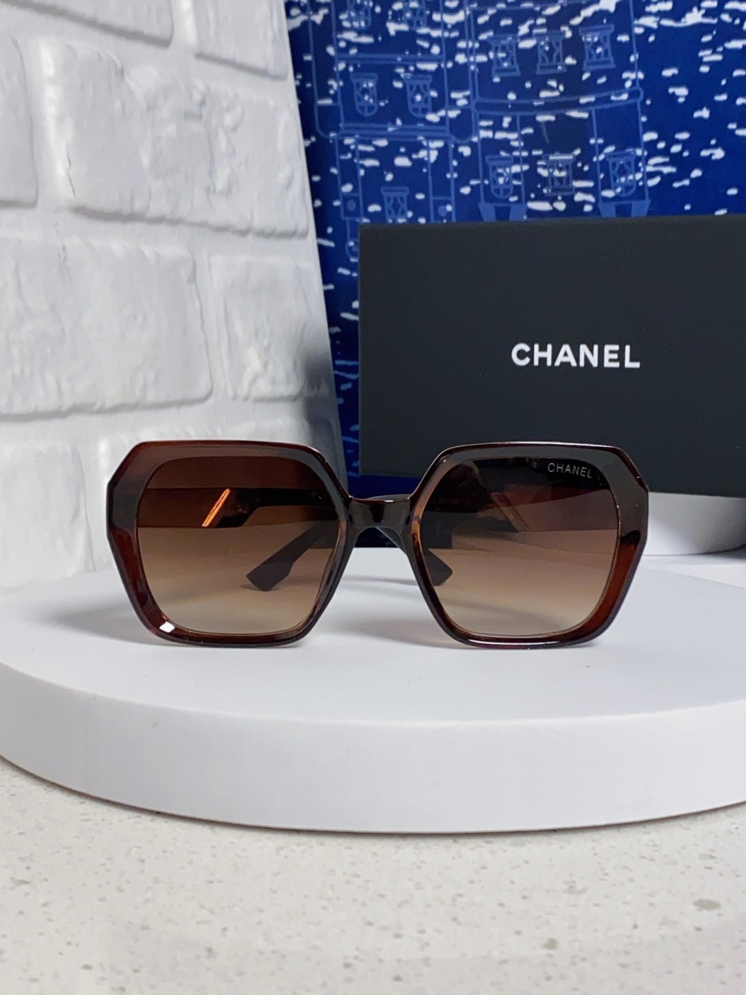 Chanel香奈儿 2025新款高级感偏光墨镜女士大框方形太阳镜防紫外线