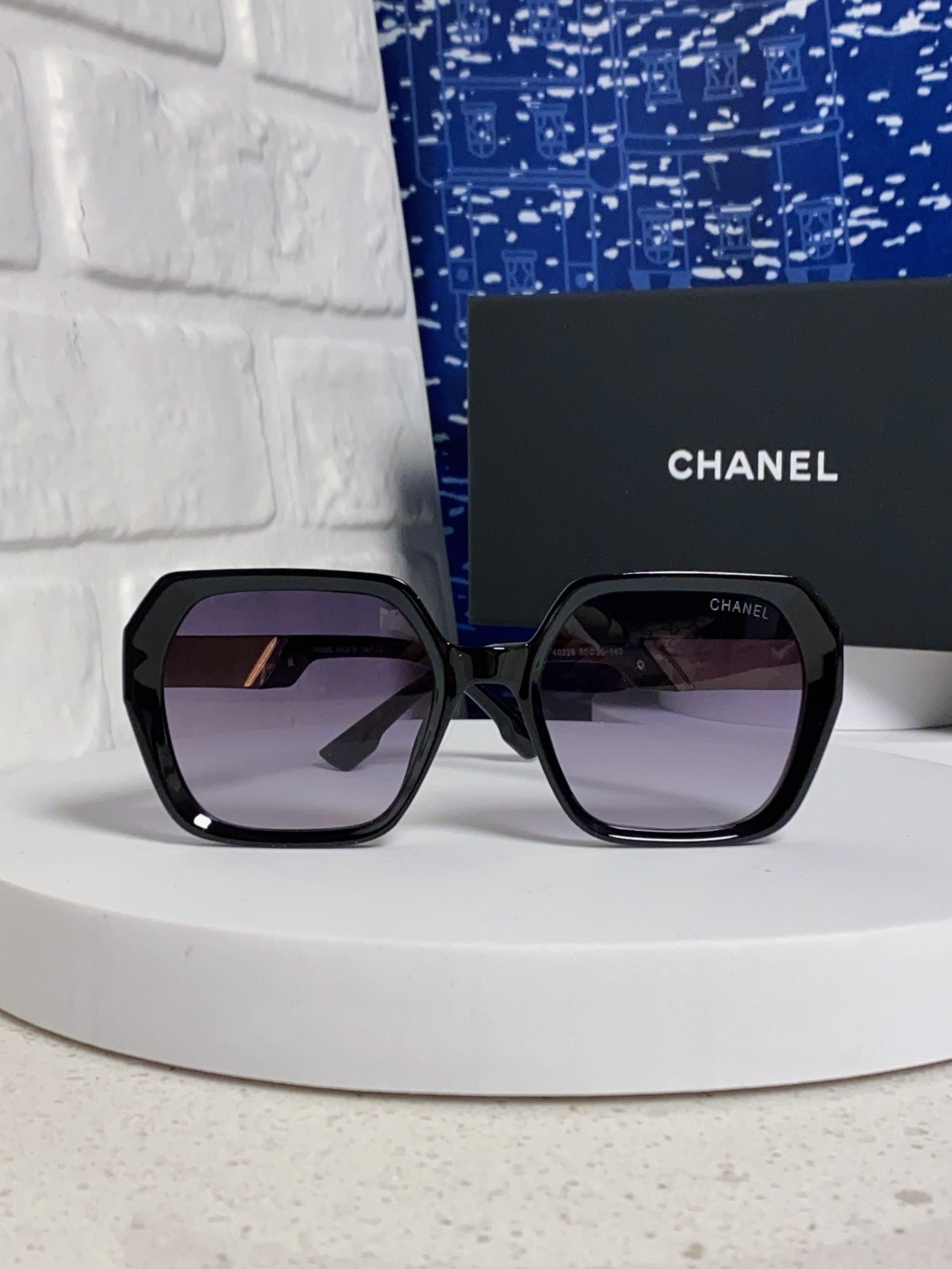 Chanel香奈儿 2025新款高级感偏光墨镜女士大框方形太阳镜防紫外线