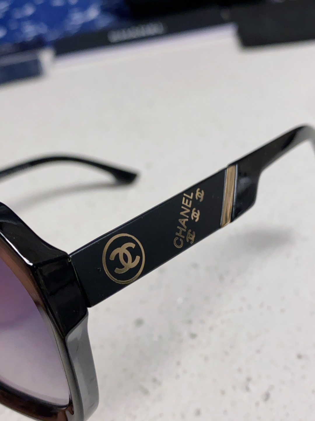 Chanel香奈儿 2025新款高级感偏光墨镜女士大框方形太阳镜防紫外线