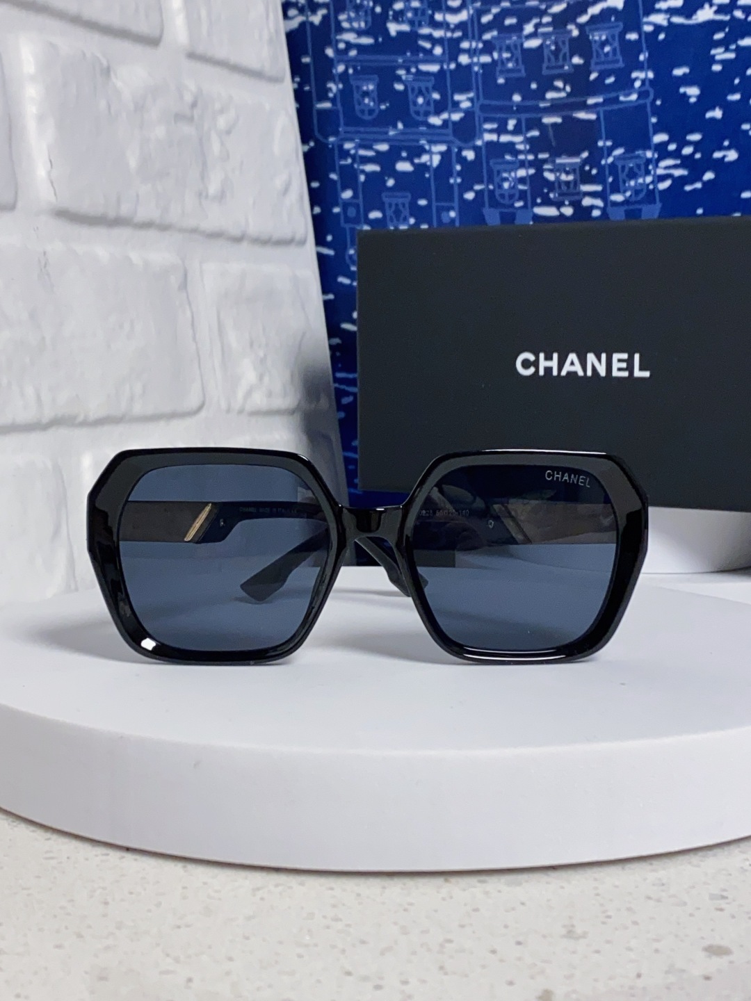 Chanel香奈儿 2025新款高级感偏光墨镜女士大框方形太阳镜防紫外线