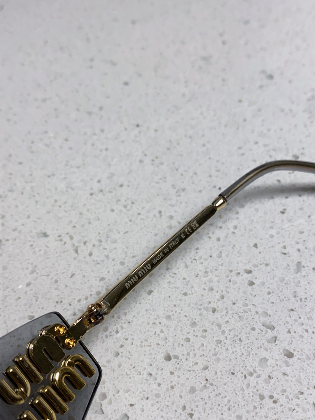 MiuMiu缪缪 张元英同款墨镜太阳镜张元英同款女大小姐千金风墨镜网红ins素颜 OMU A51S