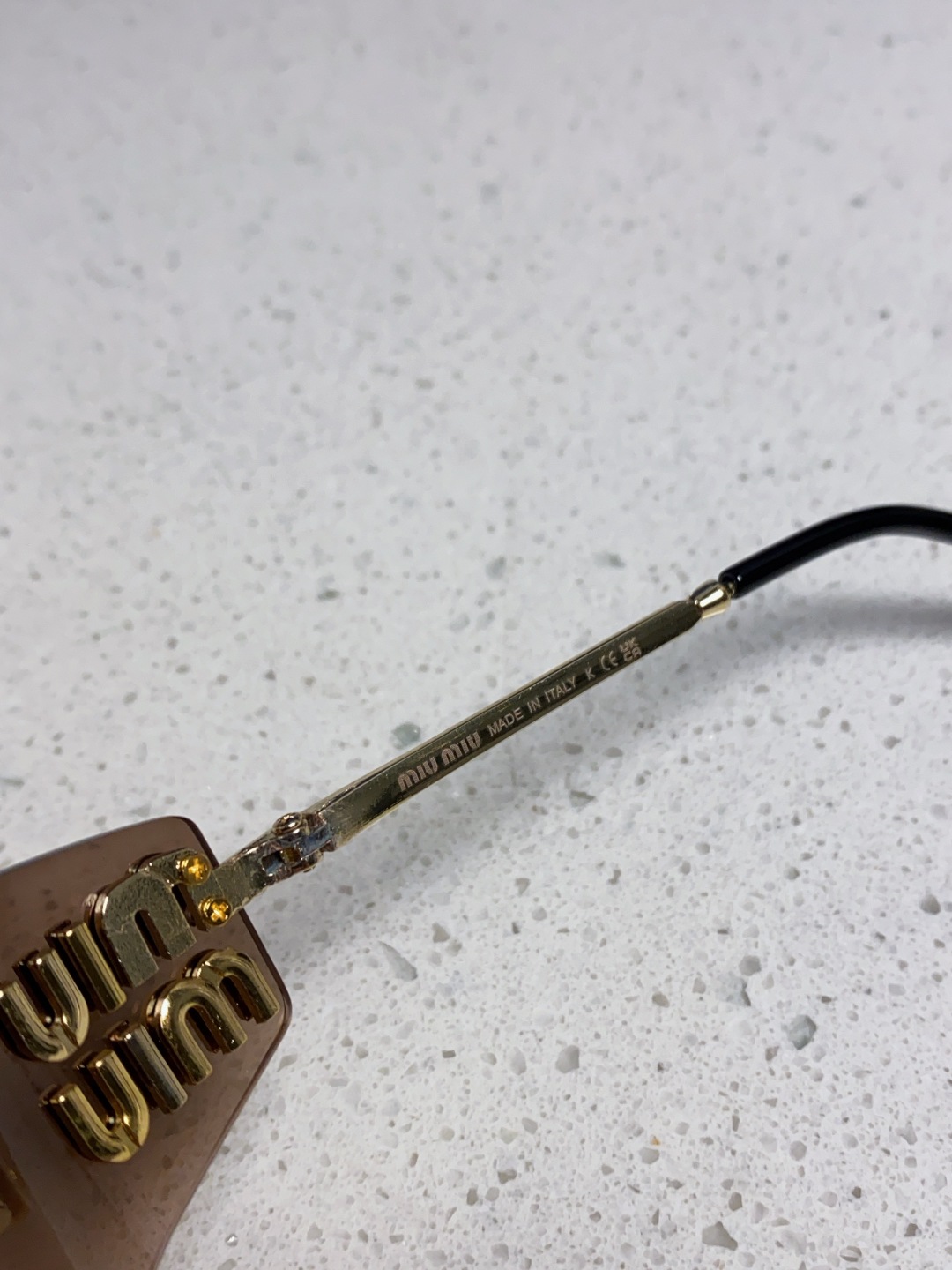 MiuMiu缪缪 张元英同款墨镜太阳镜张元英同款女大小姐千金风墨镜网红ins素颜 OMU A51S