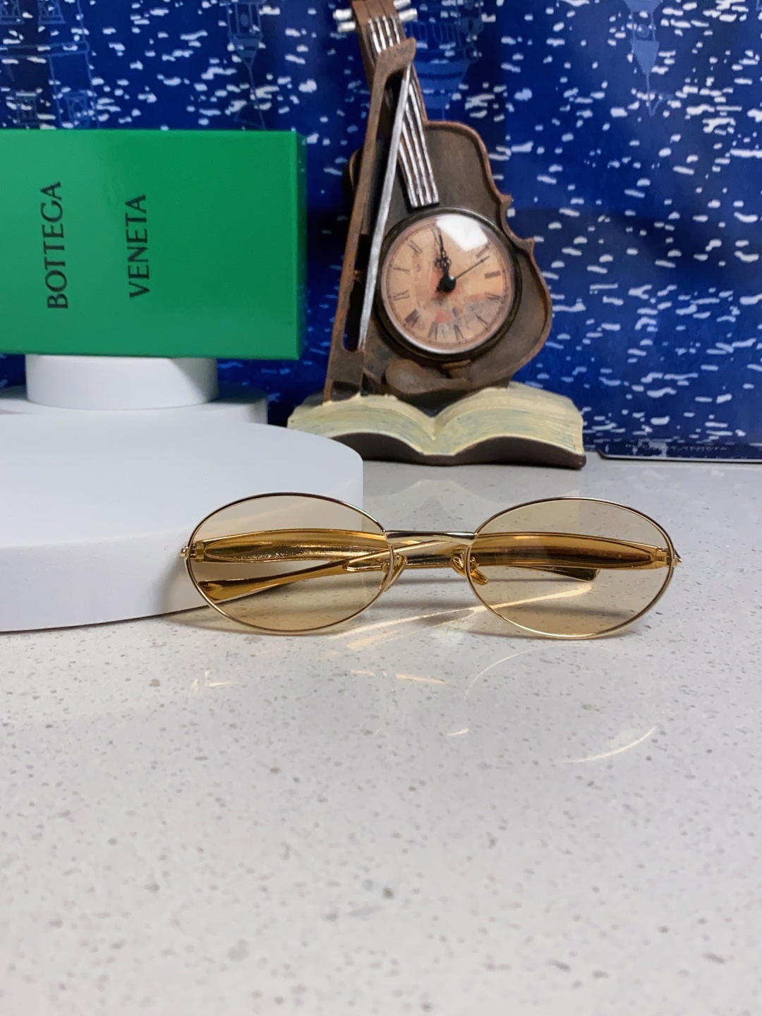 BottegaVeneta宝缇嘉 沙丁鱼小框椭圆时尚高级感防紫外线太阳眼镜 Bird in sPace🤪