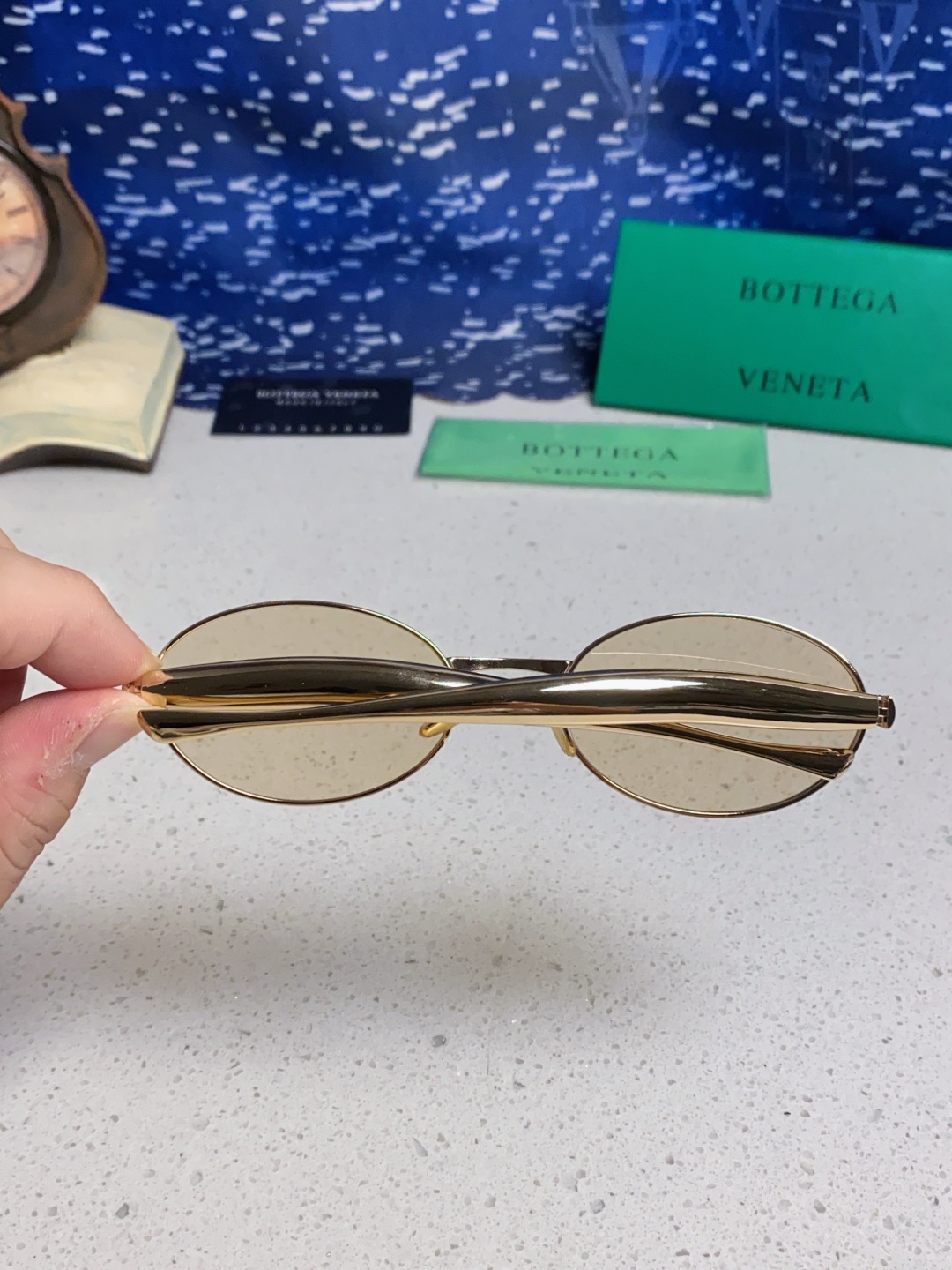 BottegaVeneta宝缇嘉 沙丁鱼小框椭圆时尚高级感防紫外线太阳眼镜 Bird in sPace🤪