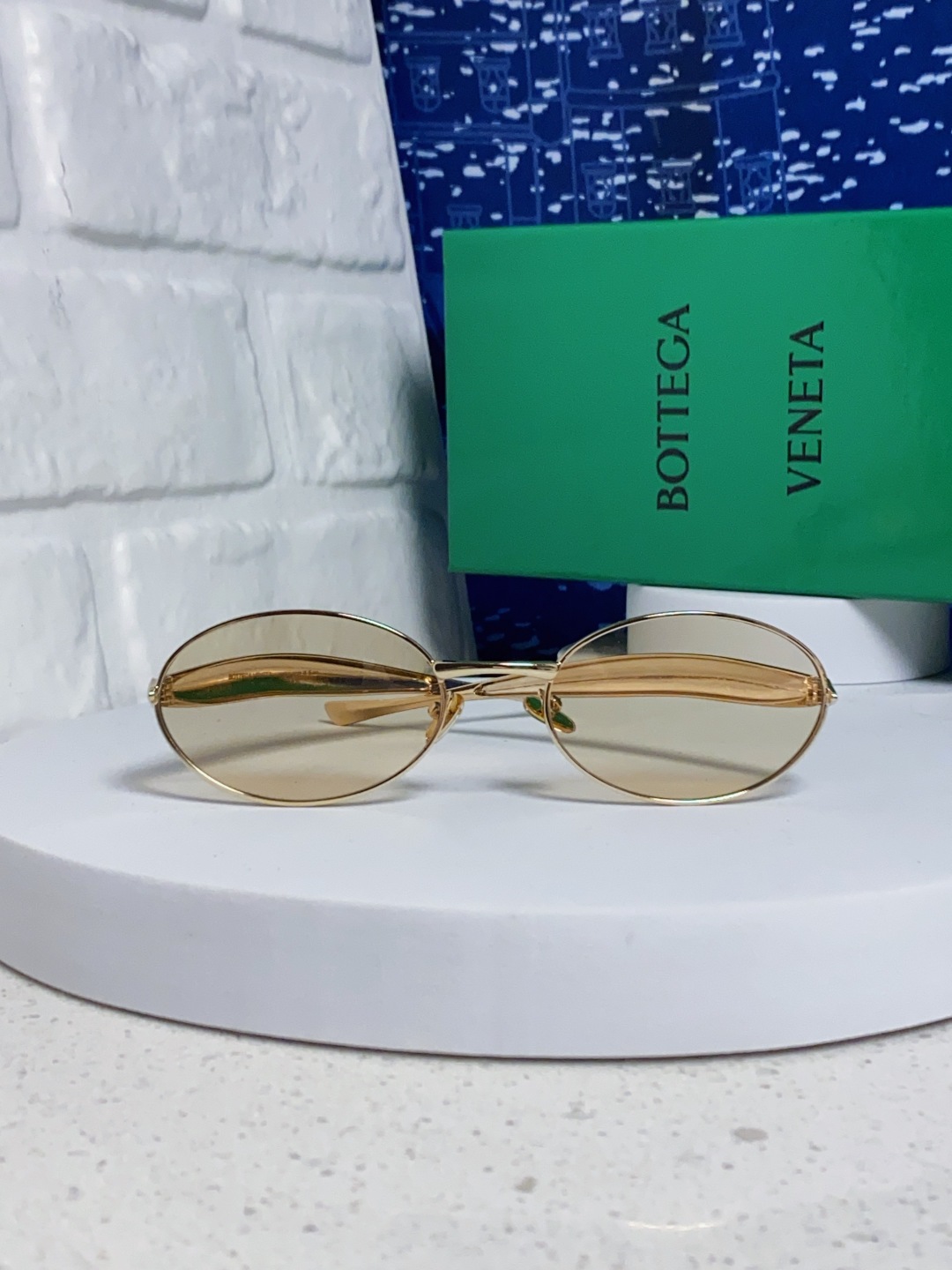 BottegaVeneta宝缇嘉 沙丁鱼小框椭圆时尚高级感防紫外线太阳眼镜 Bird in sPace🤪