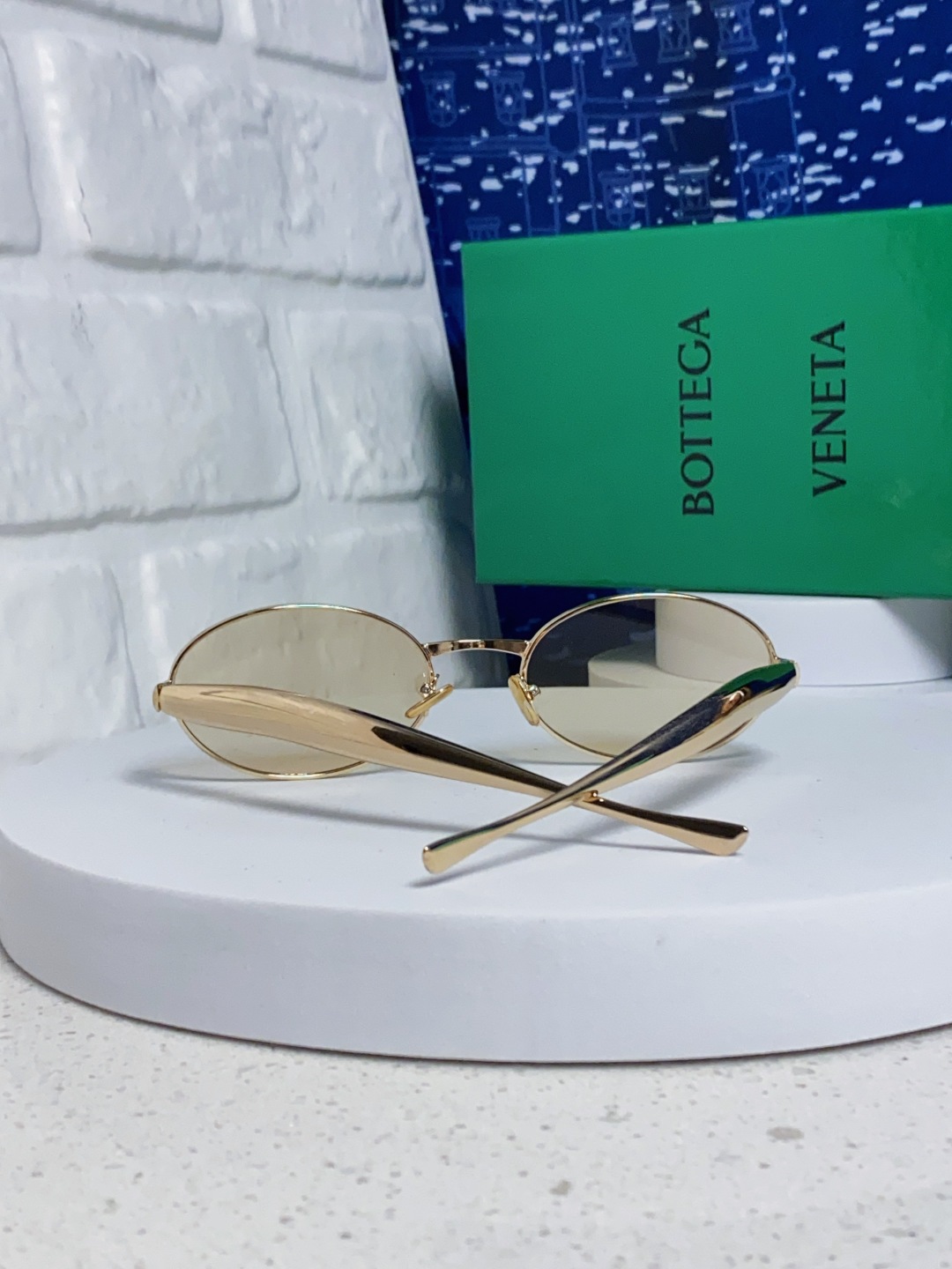 BottegaVeneta宝缇嘉 沙丁鱼小框椭圆时尚高级感防紫外线太阳眼镜 Bird in sPace🤪