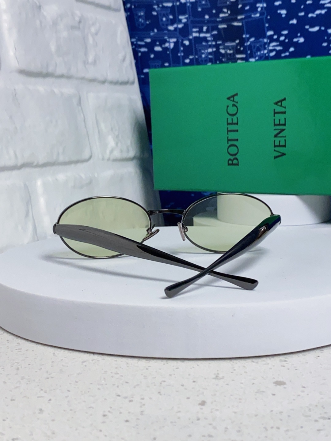 BottegaVeneta宝缇嘉 沙丁鱼小框椭圆时尚高级感防紫外线太阳眼镜 Bird in sPace🤪