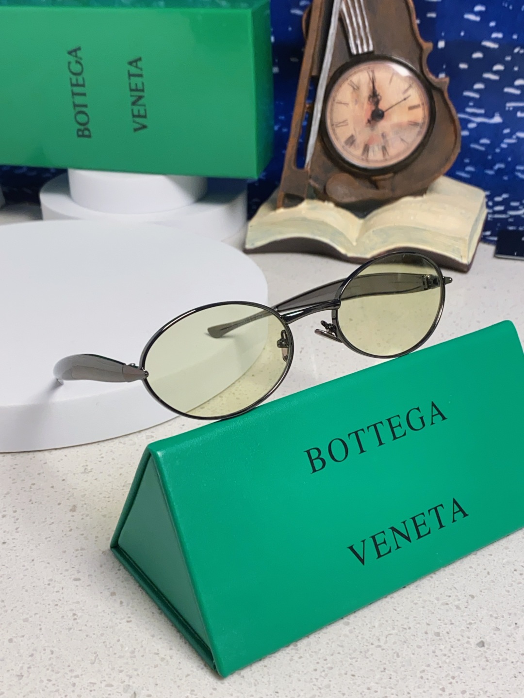 BottegaVeneta宝缇嘉 沙丁鱼小框椭圆时尚高级感防紫外线太阳眼镜 Bird in sPace🤪