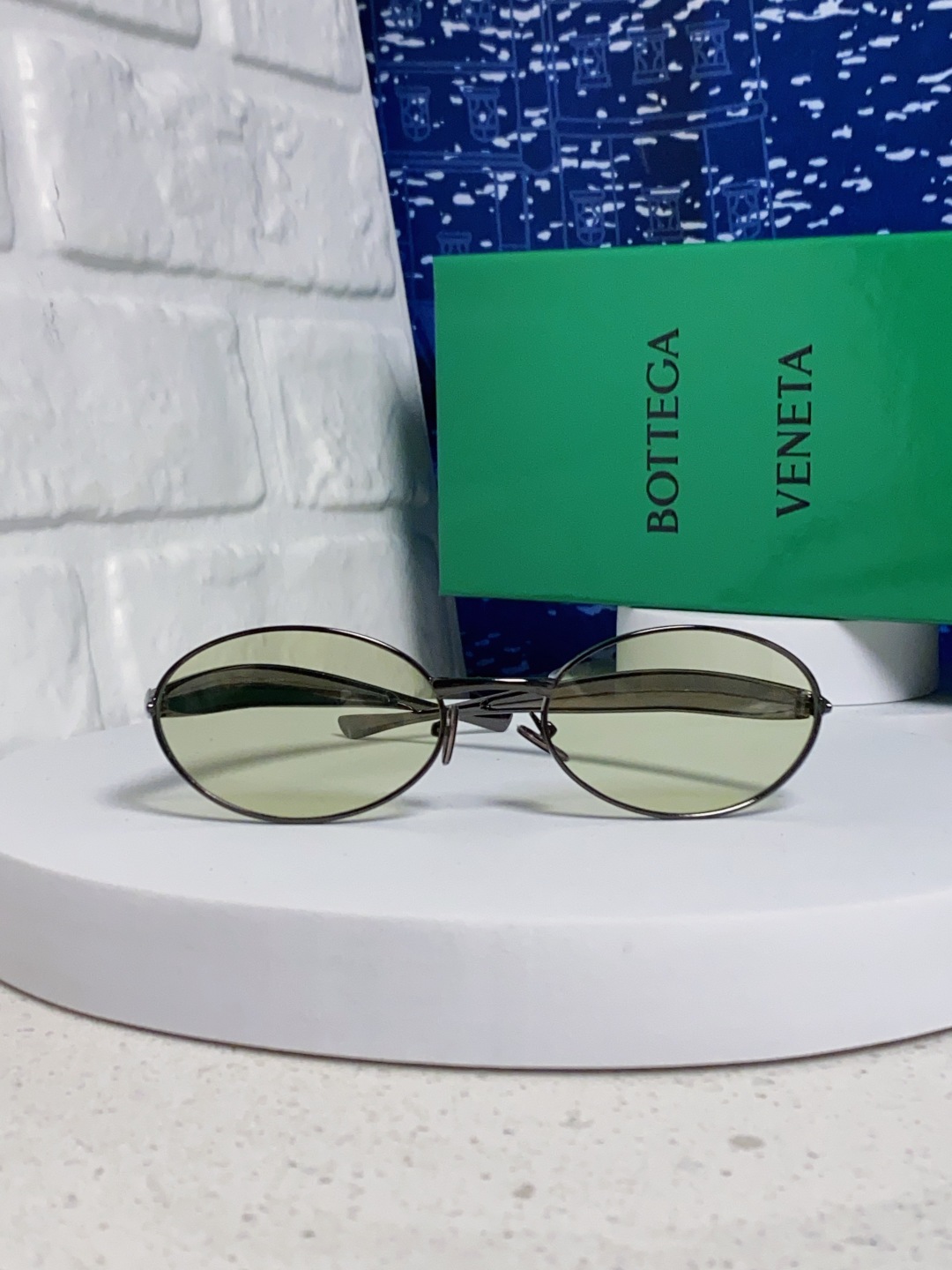 BottegaVeneta宝缇嘉 沙丁鱼小框椭圆时尚高级感防紫外线太阳眼镜 Bird in sPace🤪