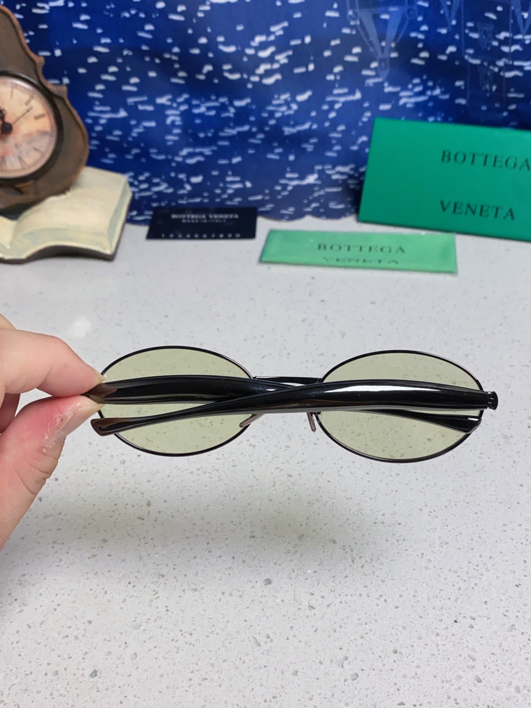 BottegaVeneta宝缇嘉 沙丁鱼小框椭圆时尚高级感防紫外线太阳眼镜 Bird in sPace🤪