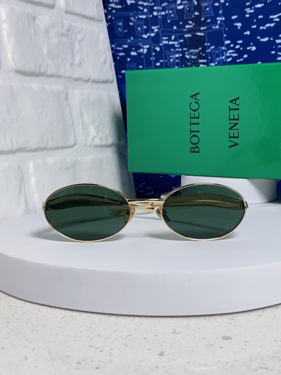 BottegaVeneta宝缇嘉 沙丁鱼小框椭圆时尚高级感防紫外线太阳眼镜 Bird in sPace🤪