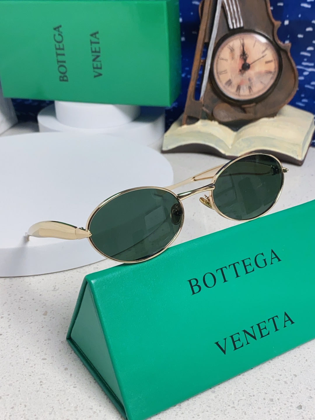 BottegaVeneta宝缇嘉 沙丁鱼小框椭圆时尚高级感防紫外线太阳眼镜 Bird in sPace🤪