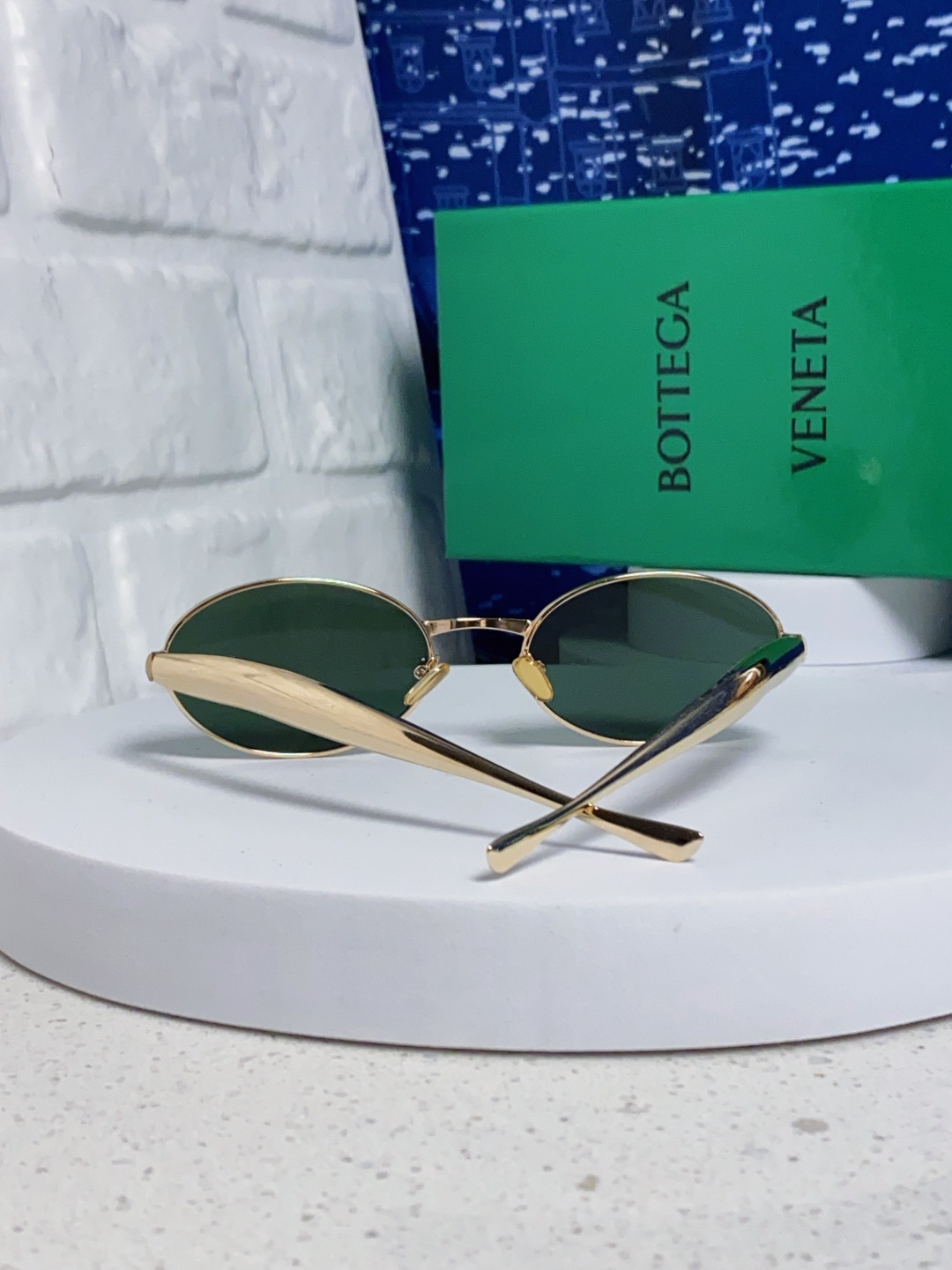 BottegaVeneta宝缇嘉 沙丁鱼小框椭圆时尚高级感防紫外线太阳眼镜 Bird in sPace🤪