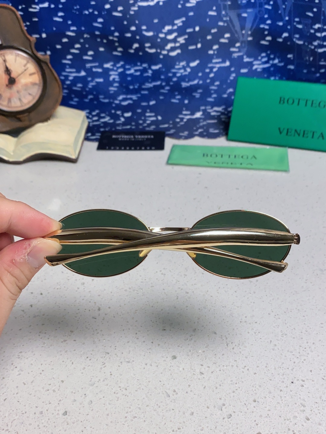 BottegaVeneta宝缇嘉 沙丁鱼小框椭圆时尚高级感防紫外线太阳眼镜 Bird in sPace🤪