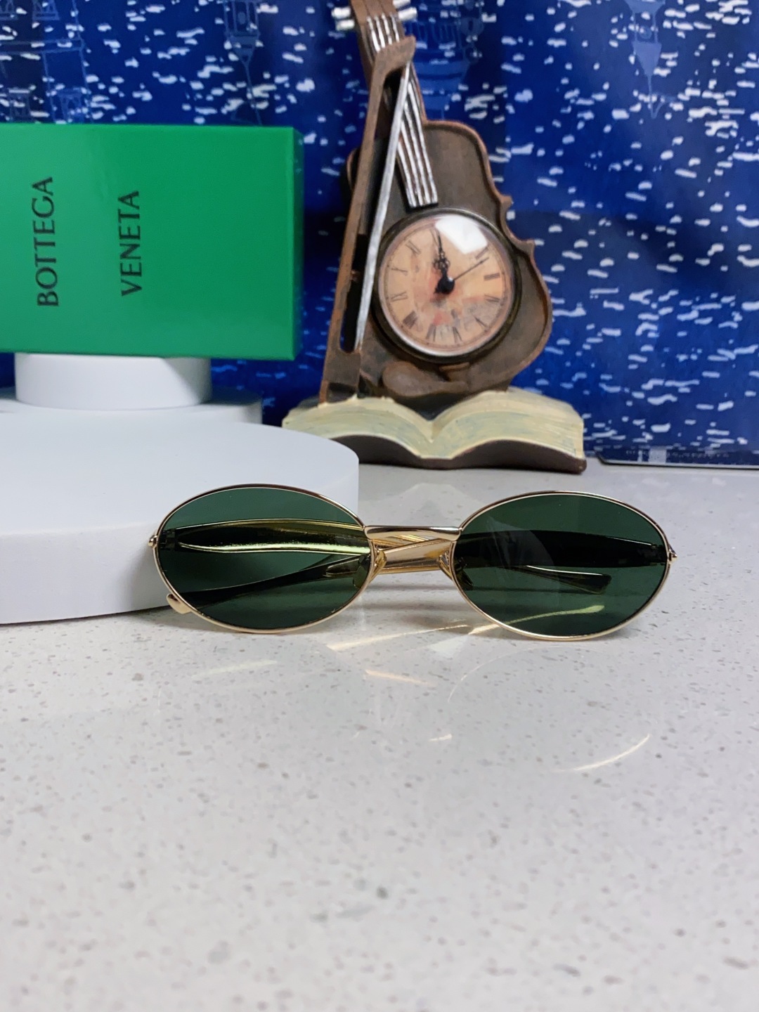 BottegaVeneta宝缇嘉 沙丁鱼小框椭圆时尚高级感防紫外线太阳眼镜 Bird in sPace🤪